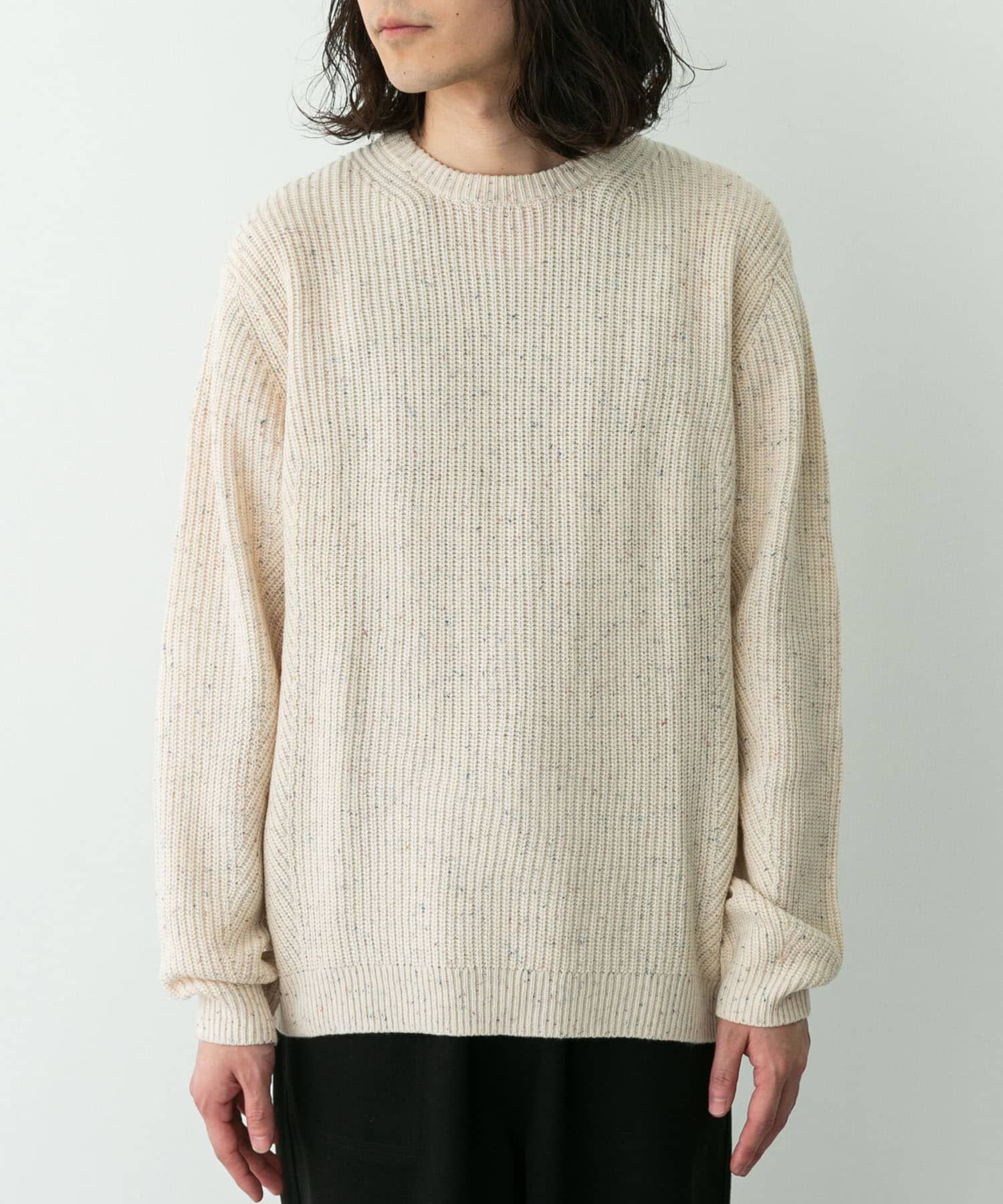 Sonny Label 「ウォッシャブルウール混クルーネックニット」|ニット・セーター|