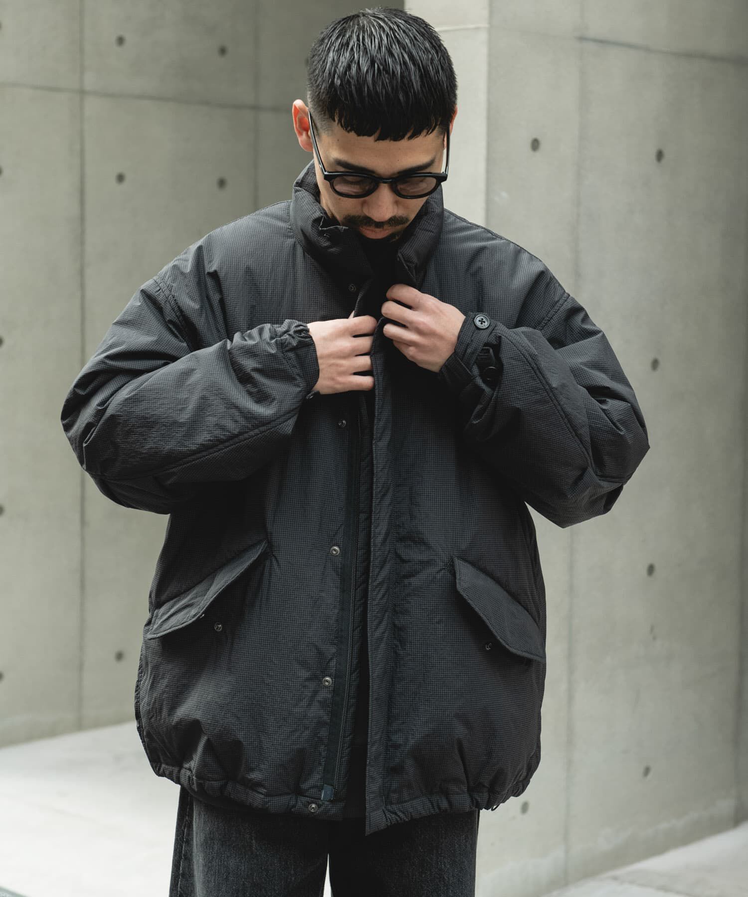 URBAN RESEARCH DOORS「中綿ショートモッズコート」|ミリタリー・モッズコート|