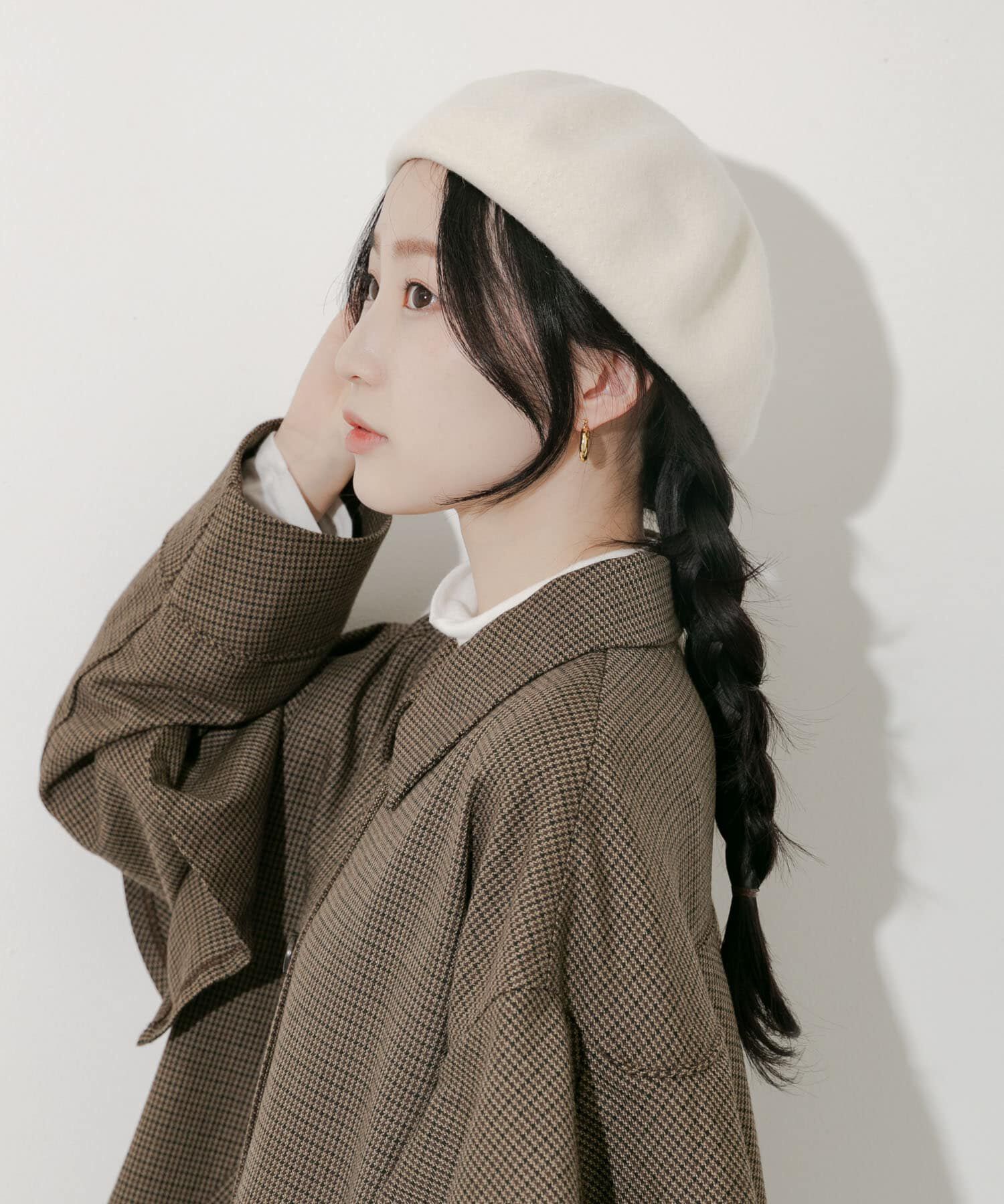 SMELLY「シンプルバスクベレー」|ハンチング・ベレー帽|