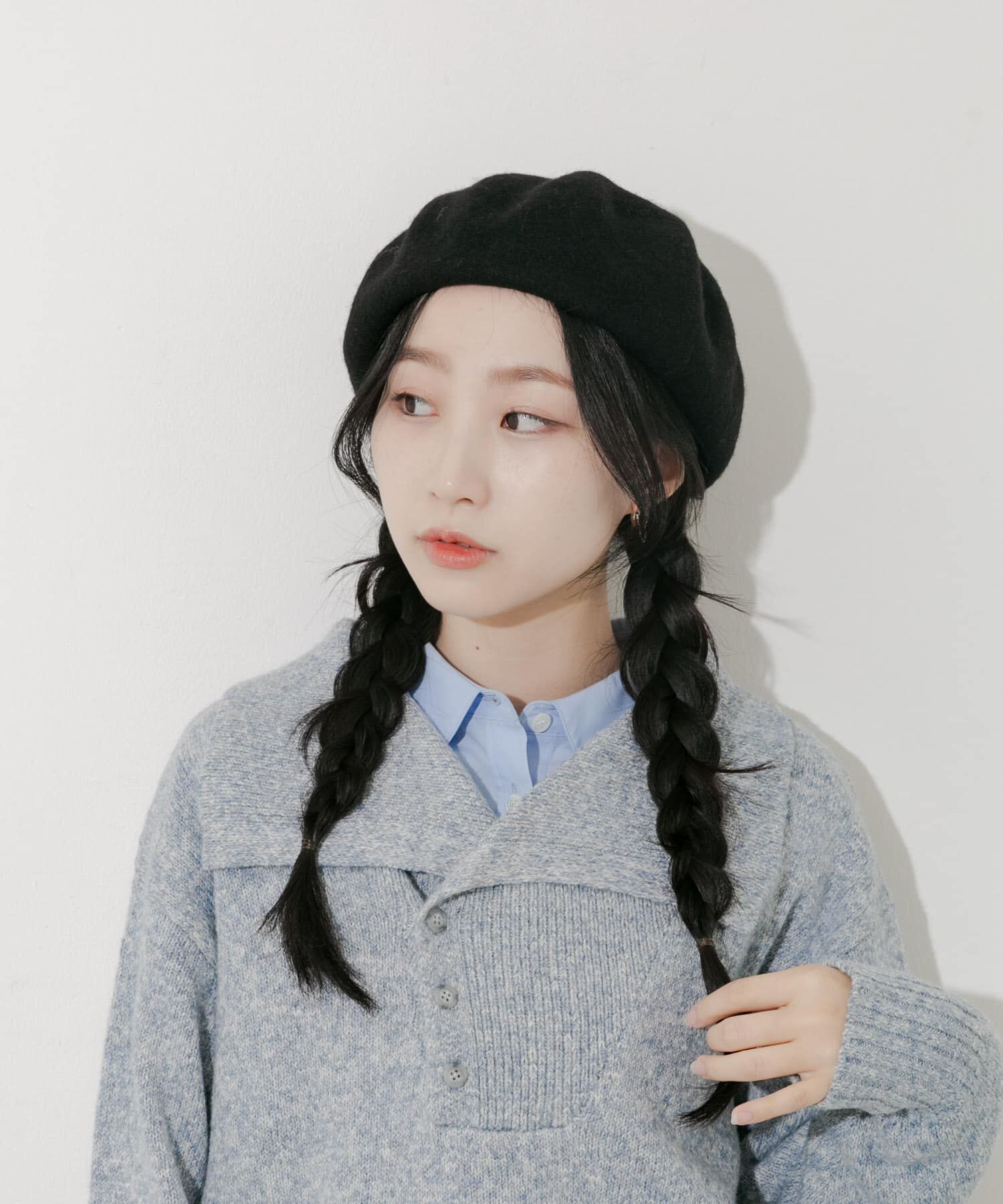 SMELLY「シンプルバスクベレー」|ハンチング・ベレー帽|