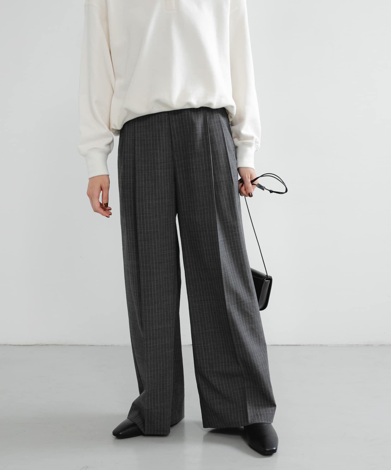 URBAN RESEARCH「ウールブレンドワイドストレートパンツ」|その他|