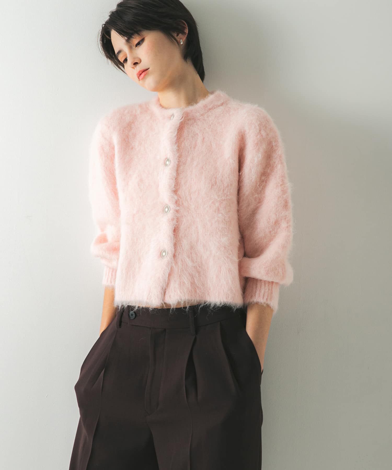 URBAN RESEARCH「ブラッシュシャギーニットカーディガン」|カーディガン|