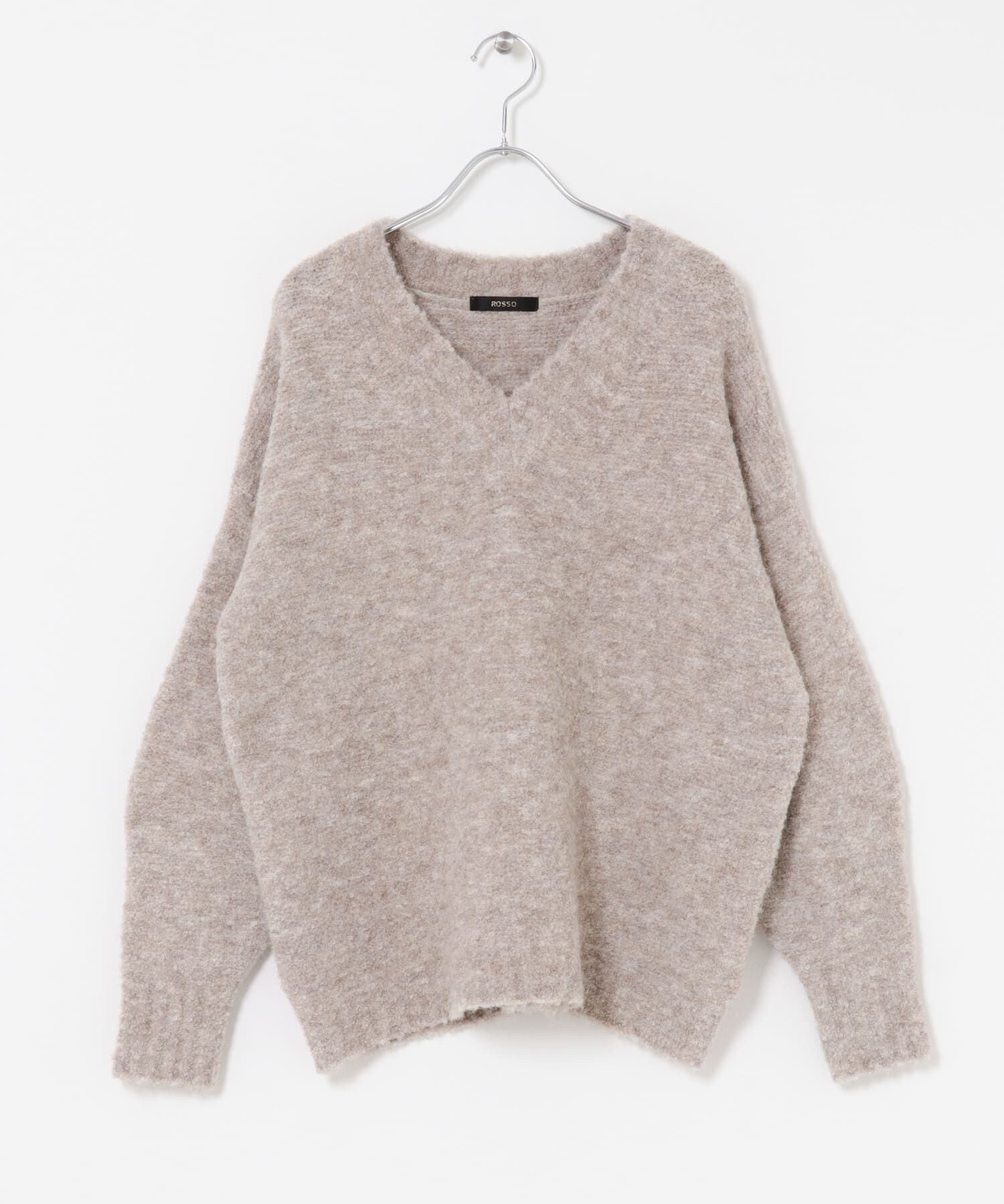 URBAN RESEARCH ROSSO「『WEB限定』Vネックカーブスリーブニット」|ニット・セーター|