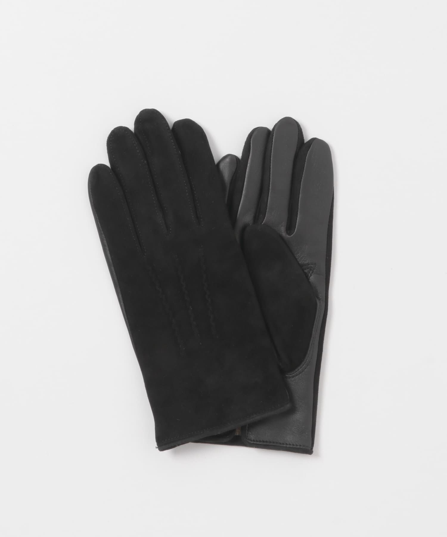 URBAN RESEARCH「GLOVES　TOUCH SUEDE/LAMBSKIN」|手袋|ブラック