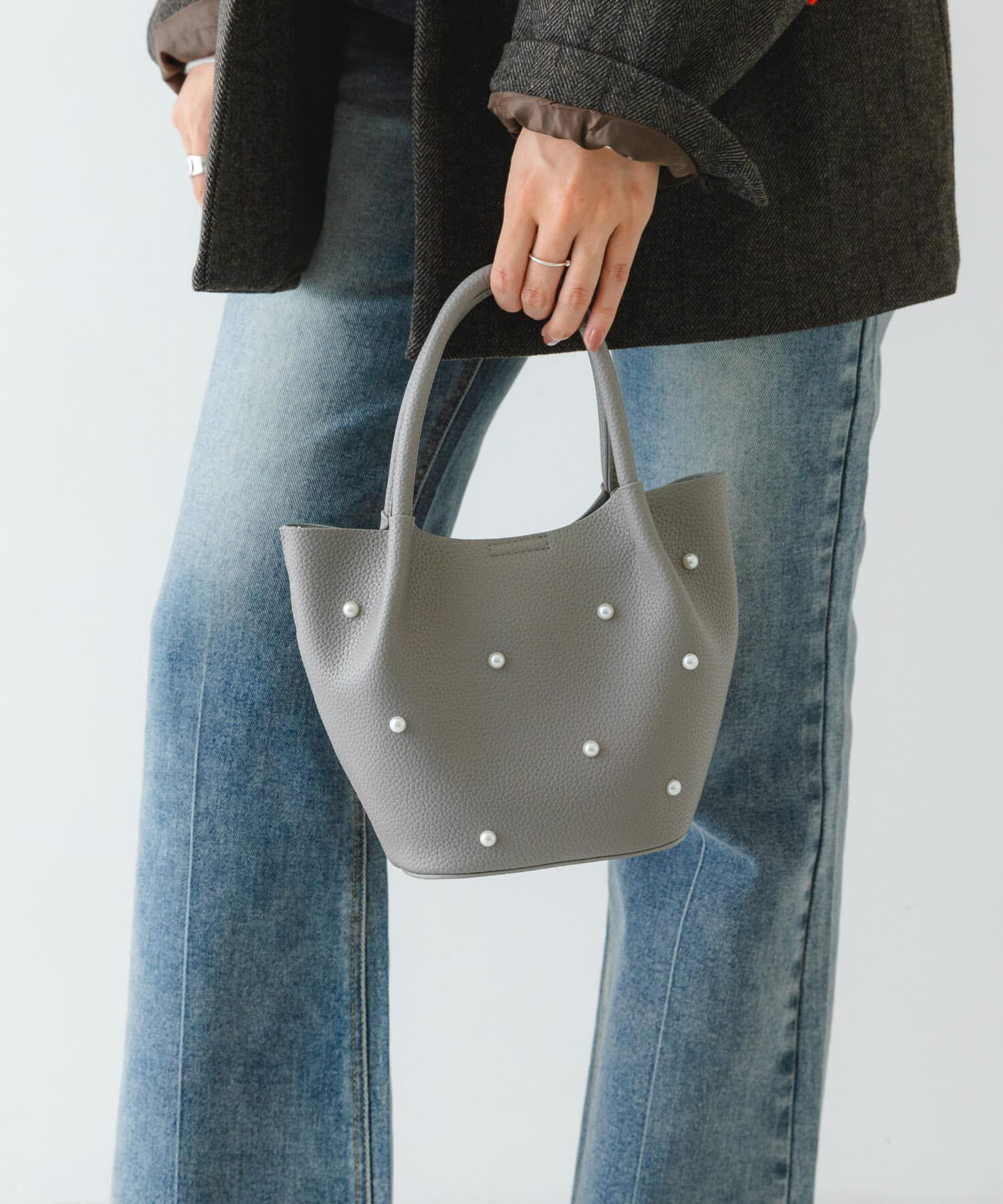 RODE SKO「インバッグ付ミニパールバッグ」|ハンドバッグ|