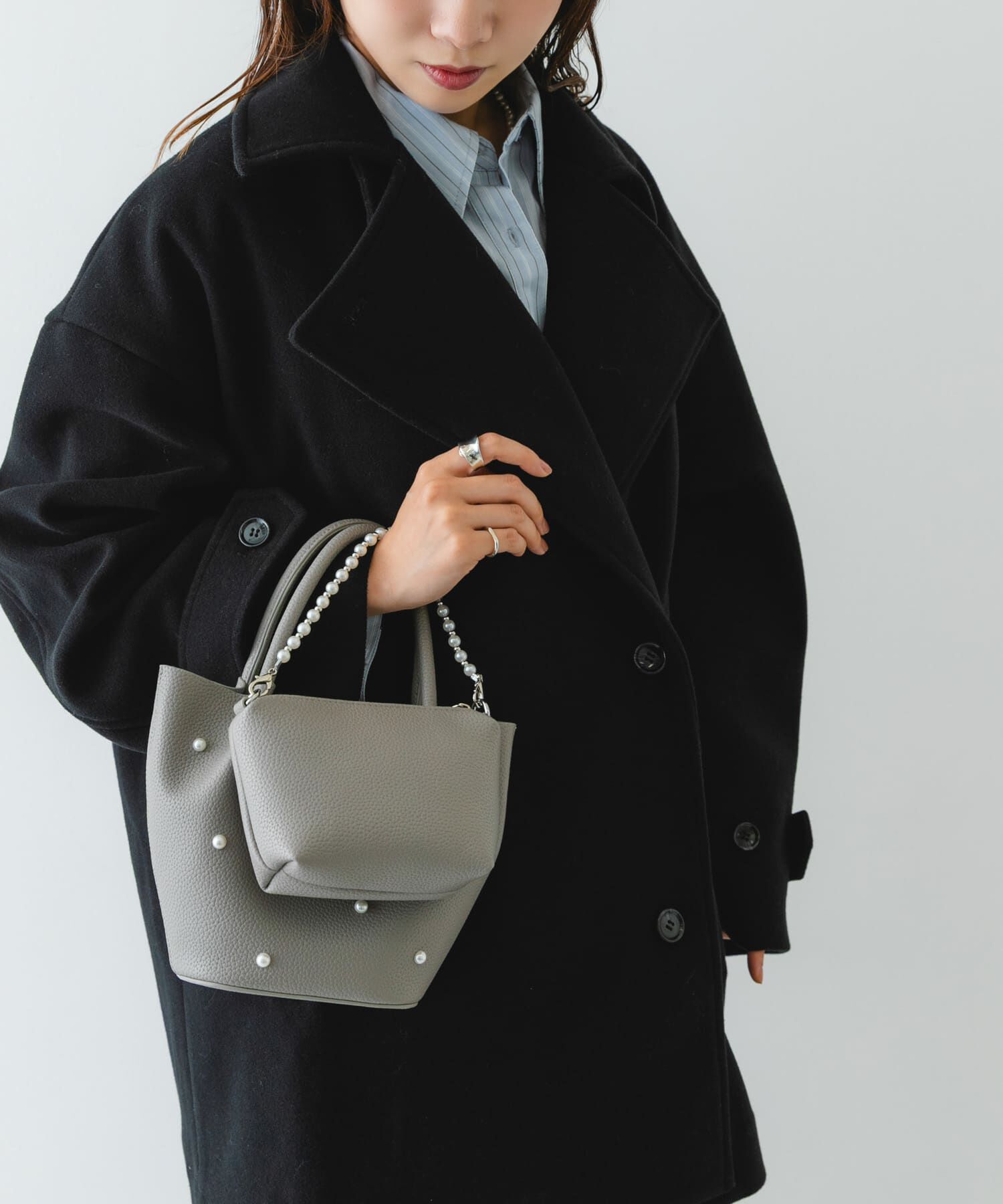 RODE SKO「インバッグ付ミニパールバッグ」|ハンドバッグ|