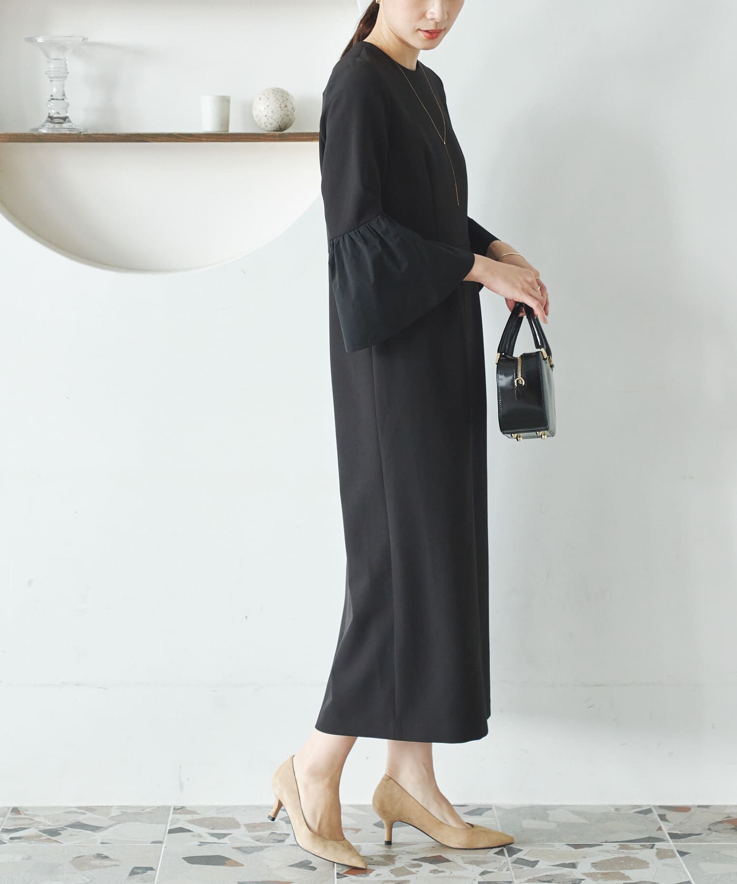 URBAN RESEARCH「フレアスリーブワンピース」|ワンピース|