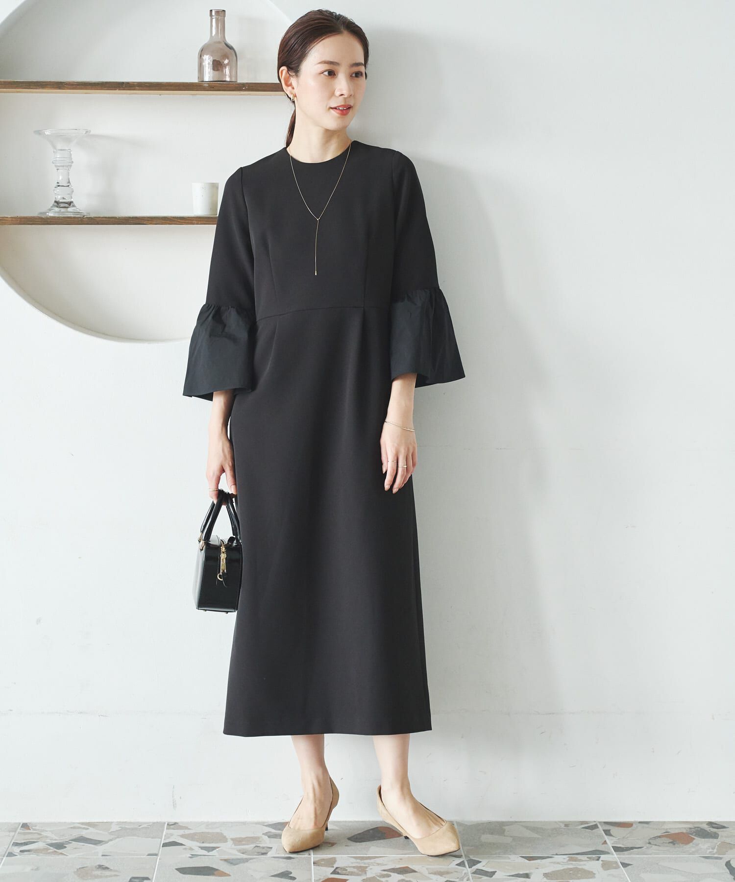 URBAN RESEARCH「フレアスリーブワンピース」|ワンピース|