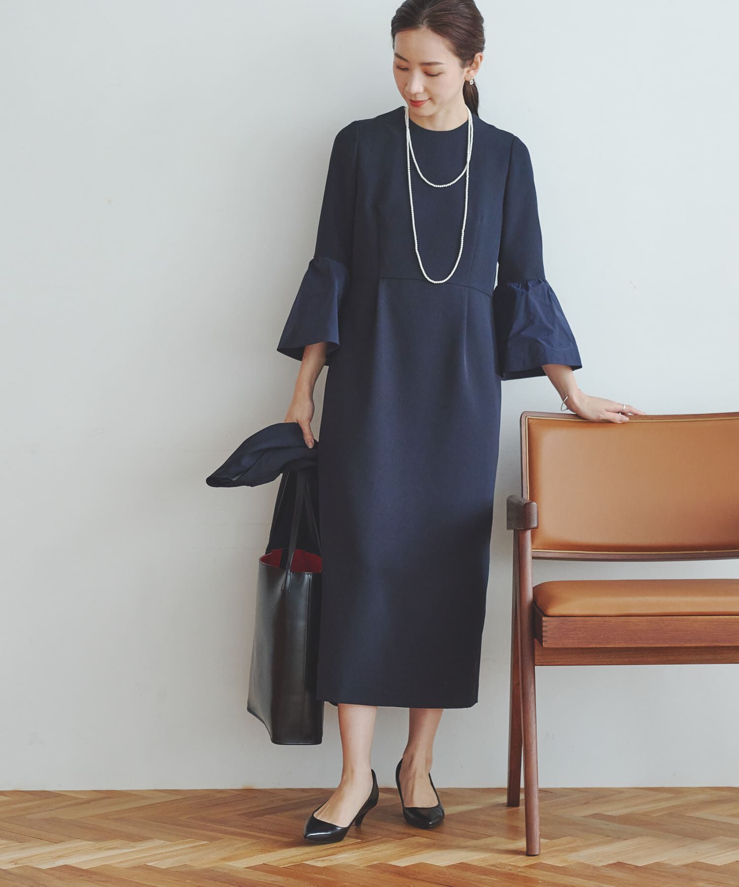 URBAN RESEARCH「フレアスリーブワンピース」|ワンピース|