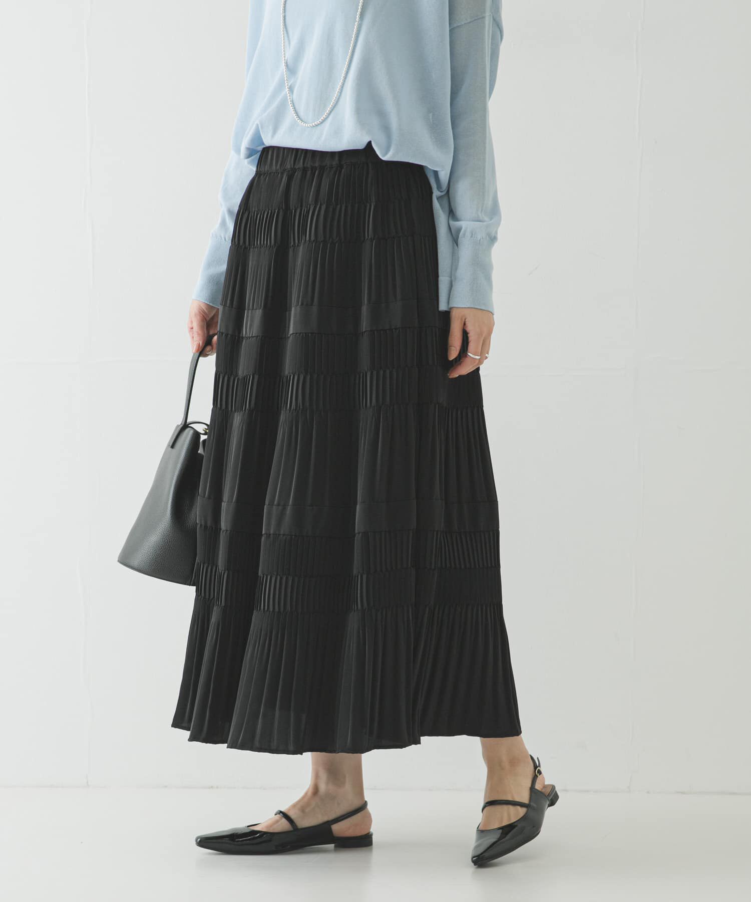 URBAN RESEARCH「プリーツティアードスカート」|スカート|