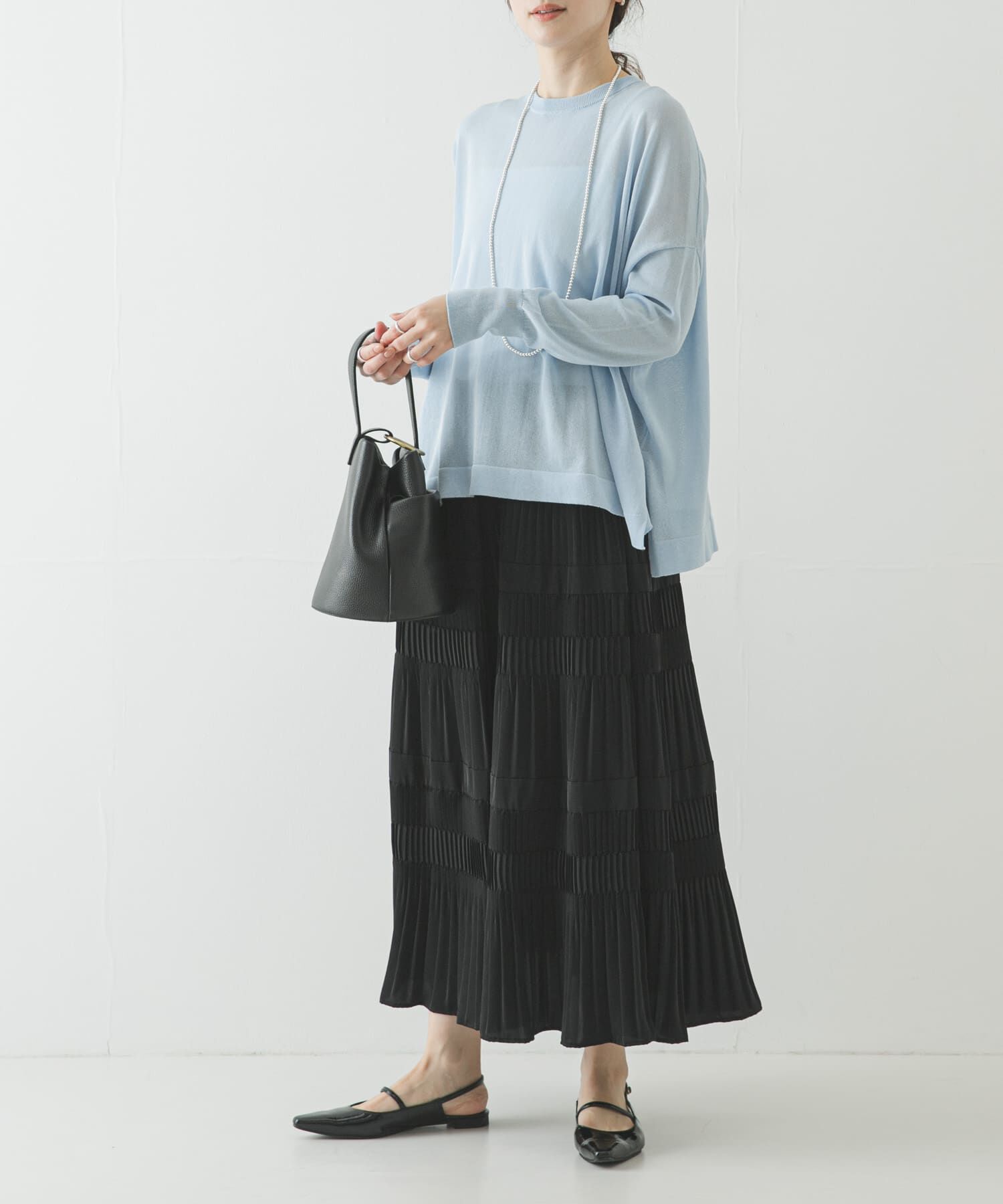 URBAN RESEARCH「プリーツティアードスカート」|スカート|