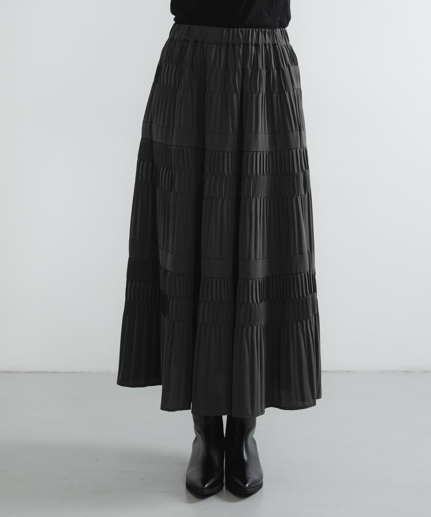 URBAN RESEARCH「プリーツティアードスカート」|スカート|