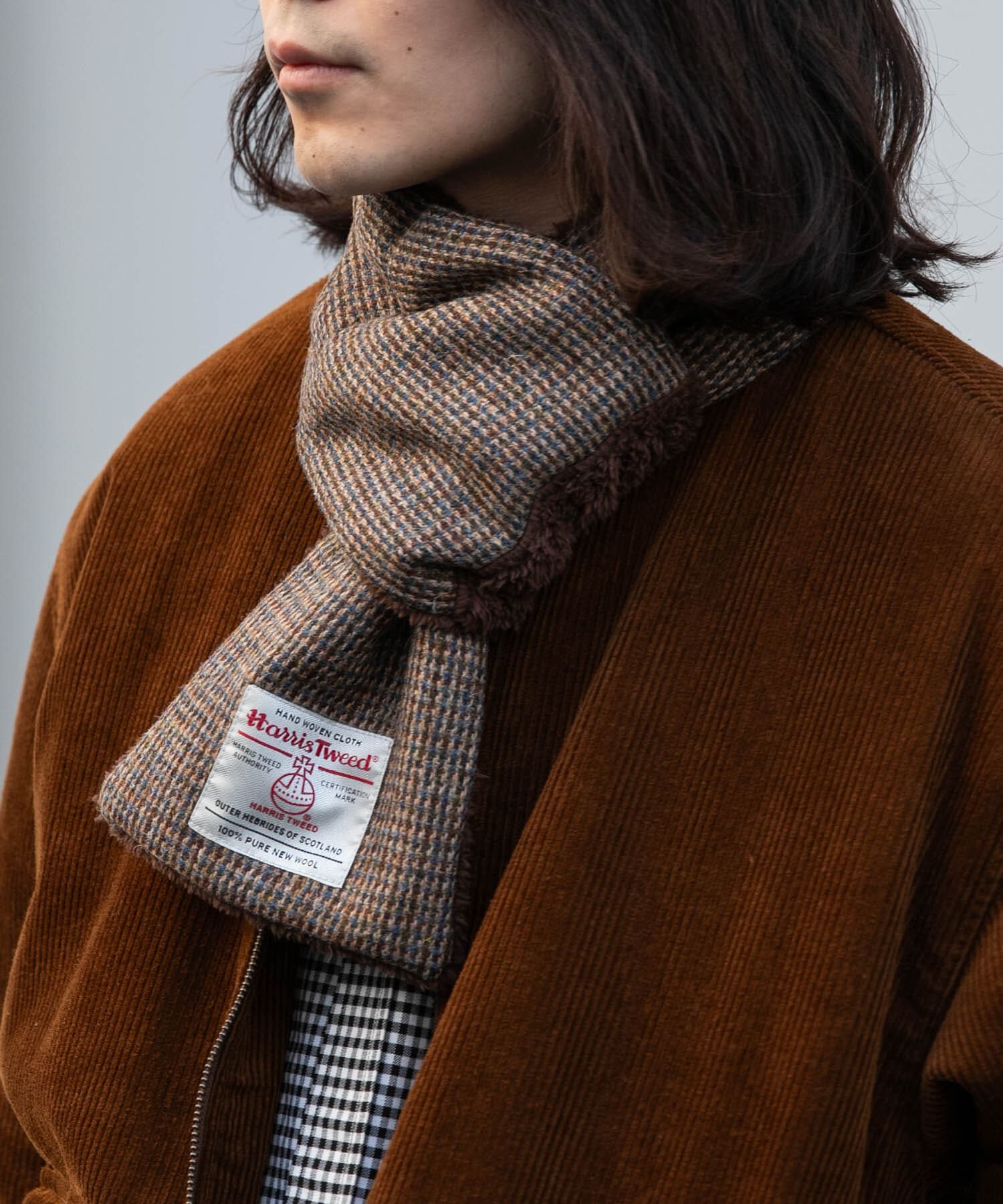 Sonny Label 「HARRIS TWEED中綿マフラー」|マフラー|