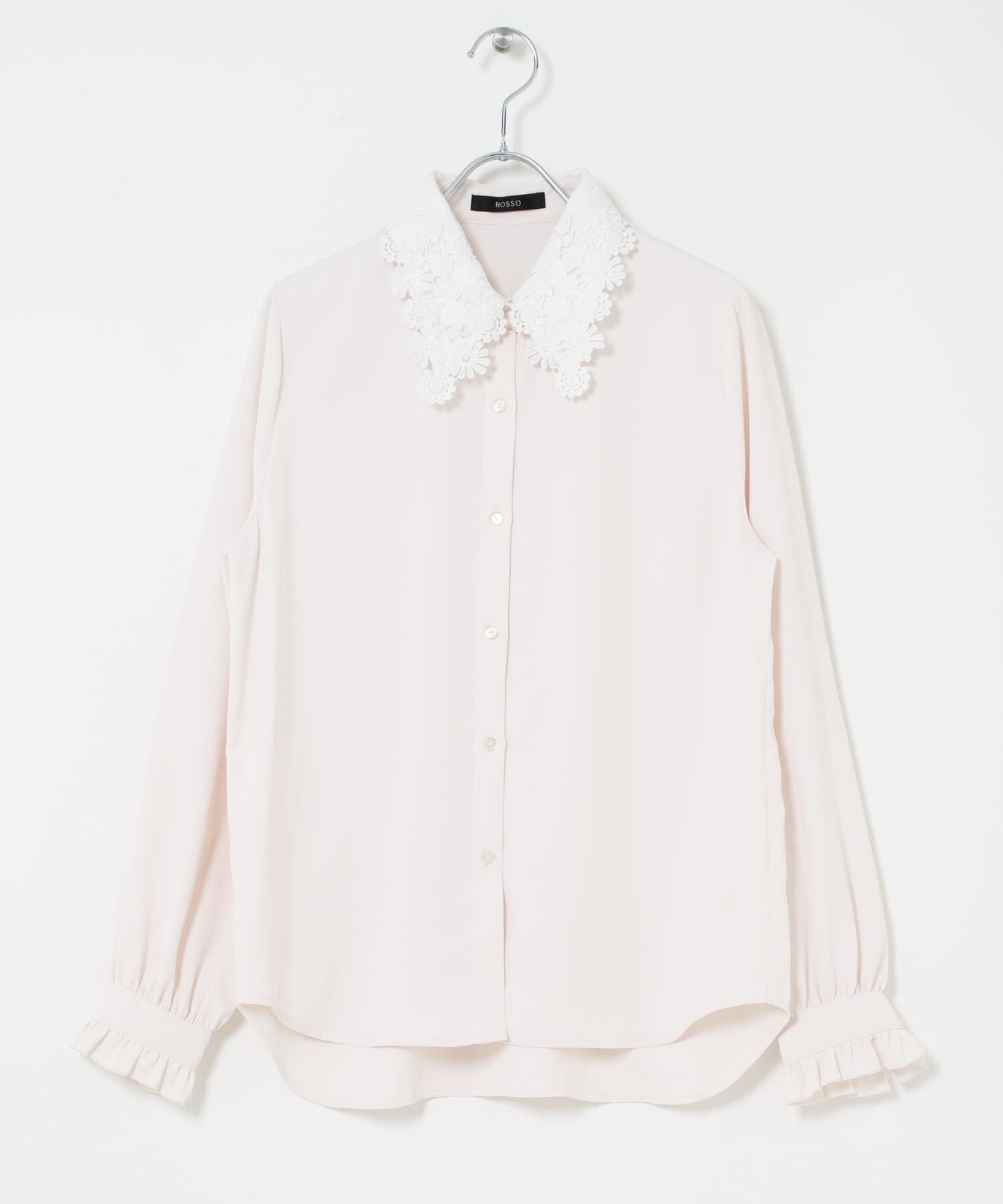 URBAN RESEARCH ROSSO「『WEB/一部店舗限定』レースカラーブラウス」|シャツ・ブラウス|