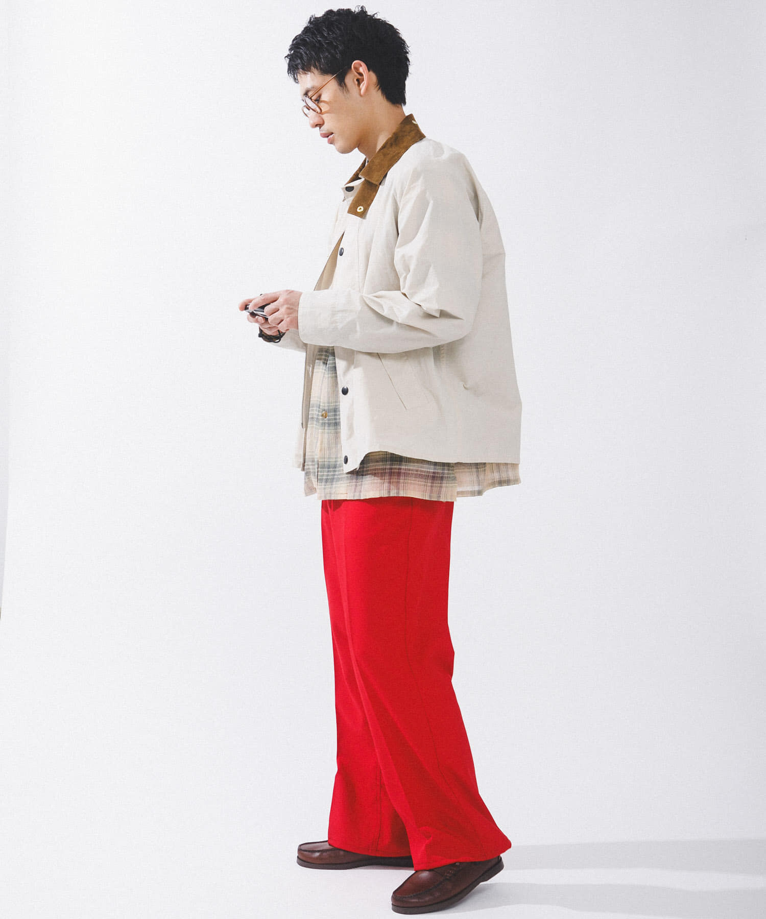 URBAN RESEARCH「Barbour　ICONS TRANSPORT CASUAL JACKET」|ノーカラーコート|