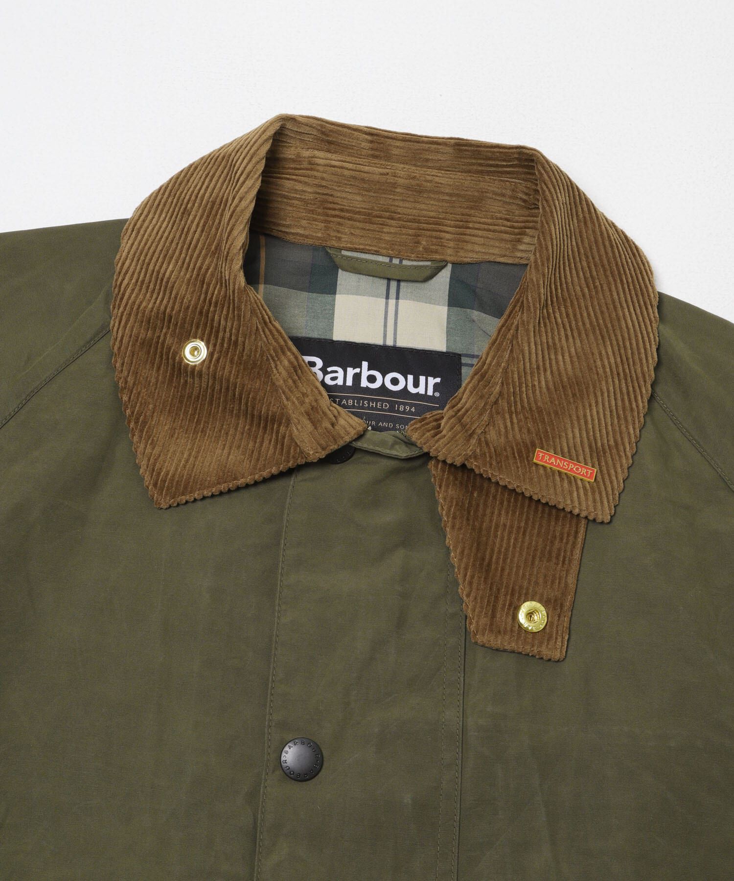 URBAN RESEARCH「Barbour　ICONS TRANSPORT CASUAL JACKET」|ノーカラーコート|