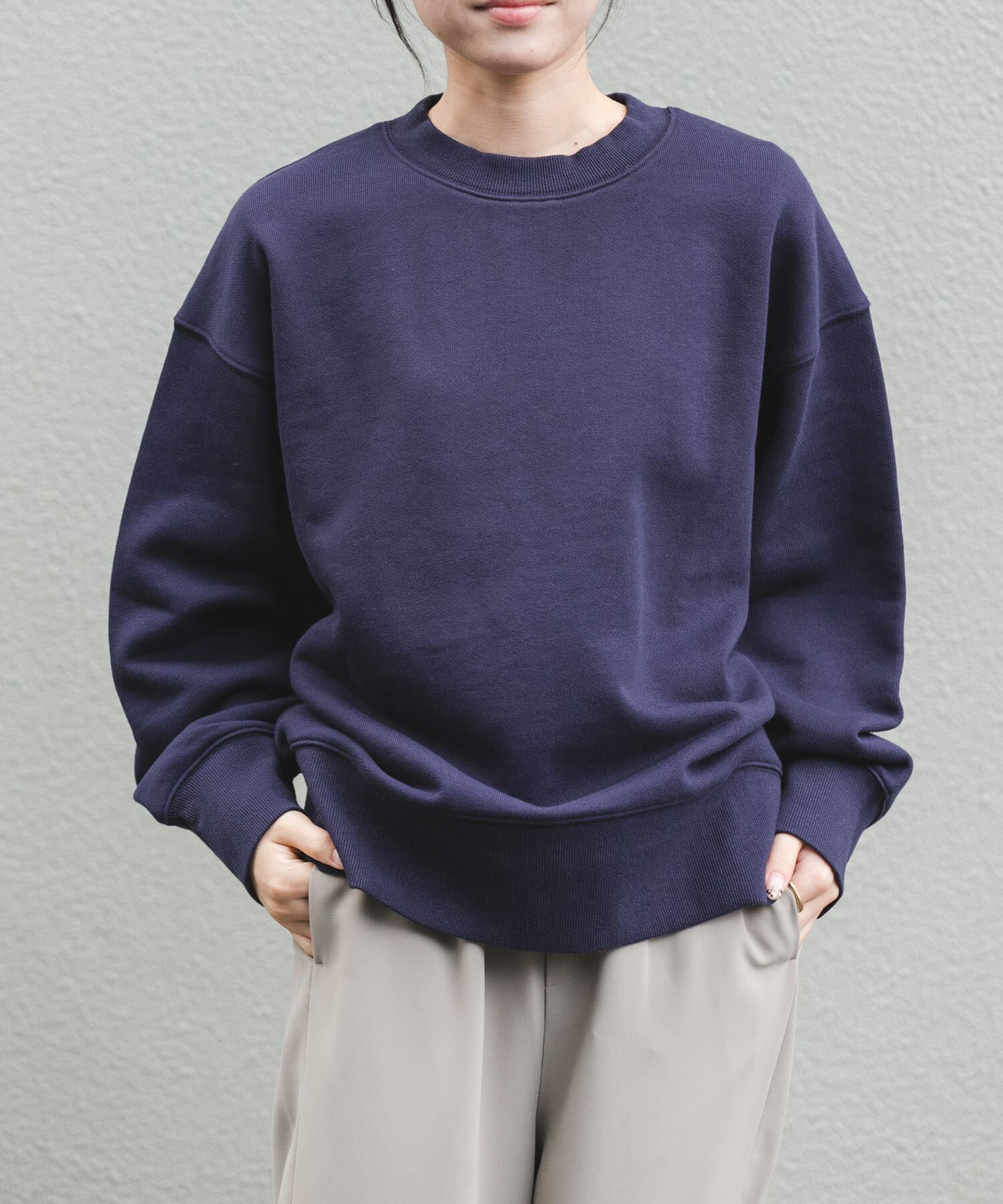 URBAN RESEARCH DOORS「FORK&SPOON　バックボタンスウェット」|スウェット・ジャージ|