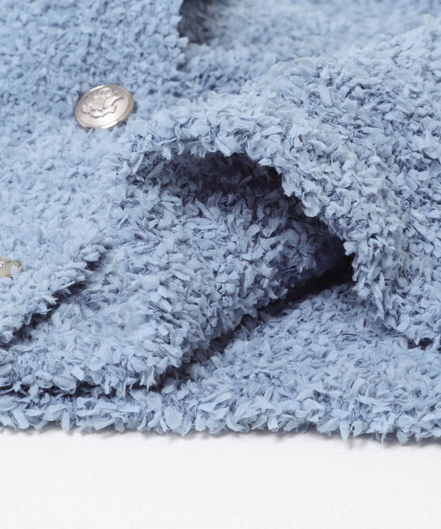 URBAN RESEARCH ROSSO「ニットツイードショートカーディガン」|カーディガン|