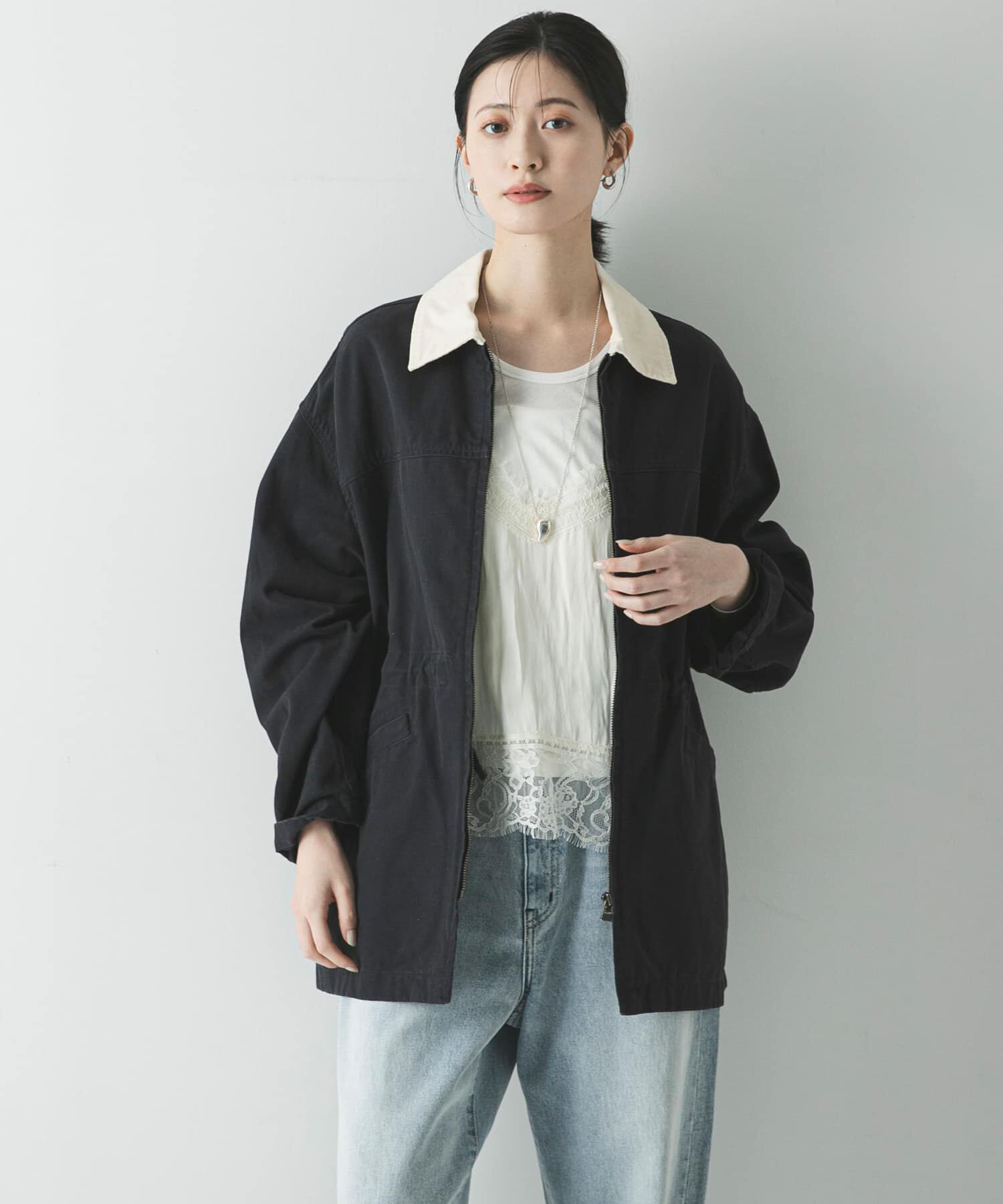 URBAN RESEARCH「ドロストカバーオール」|その他|ネイビー