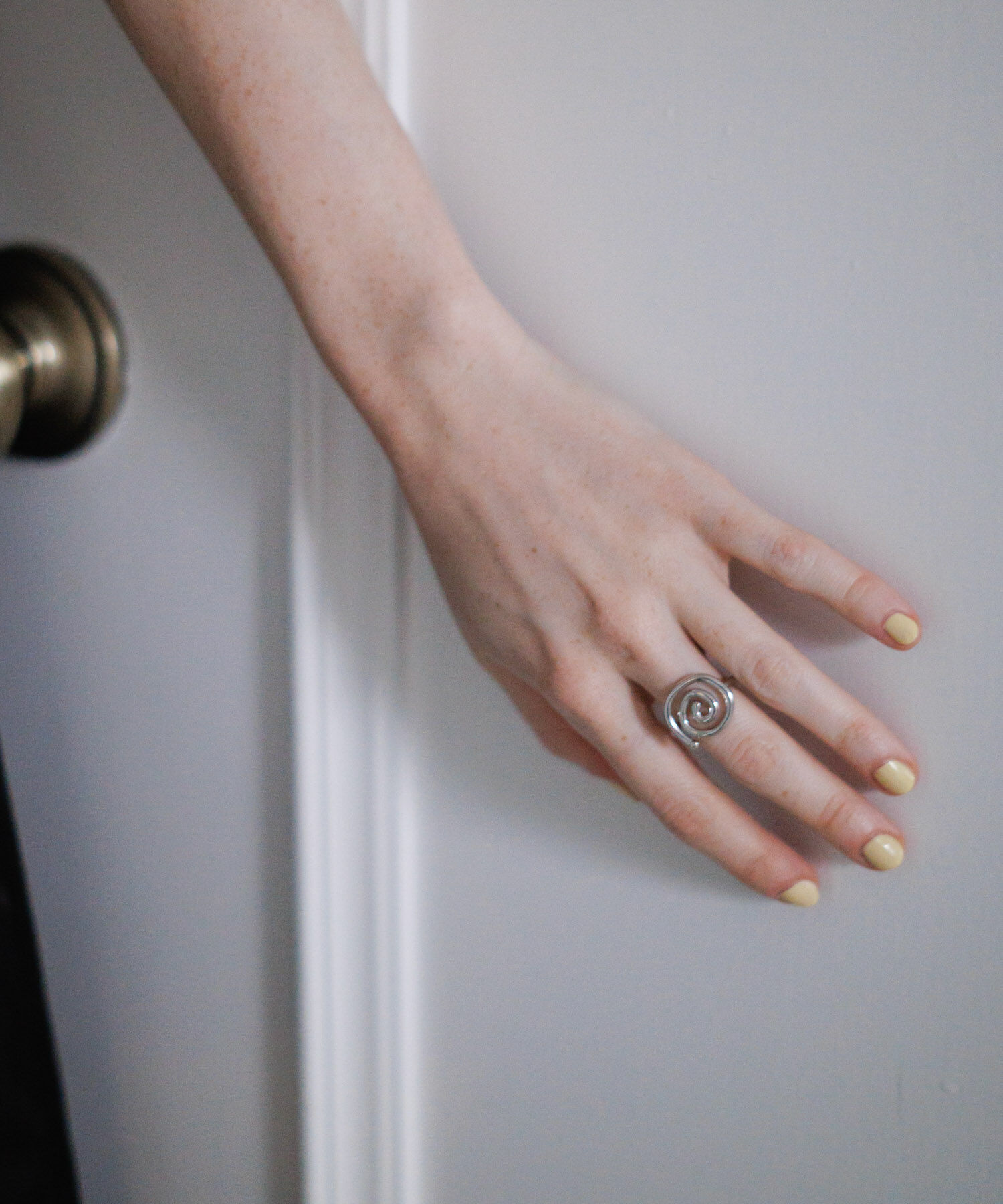 SMELLY「グルグルメタルリング」|リング|シルバー