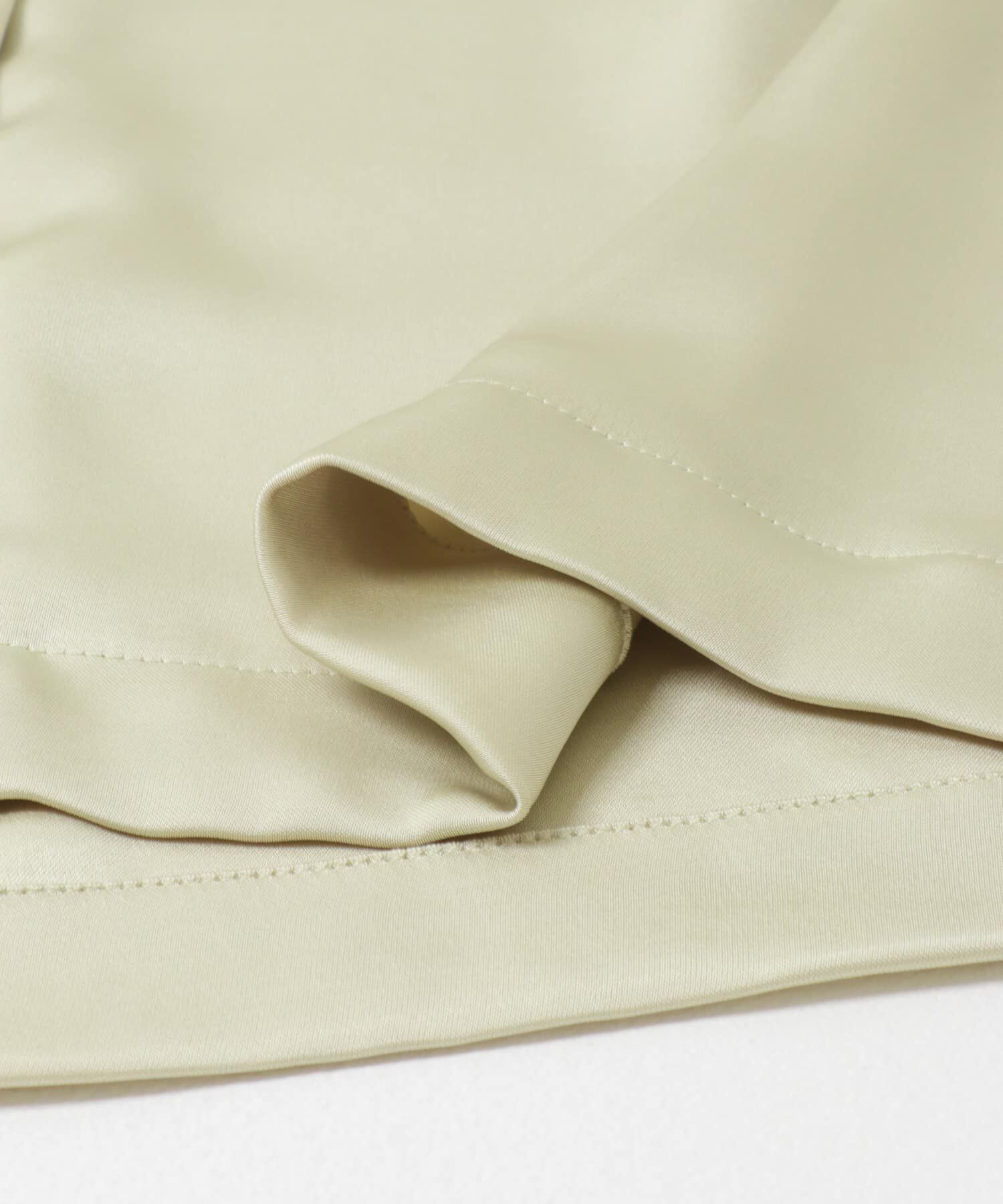 URBAN RESEARCH ROSSO「オープンカラーヴィンテージシルキーサテンブラウス」|シャツ・ブラウス|