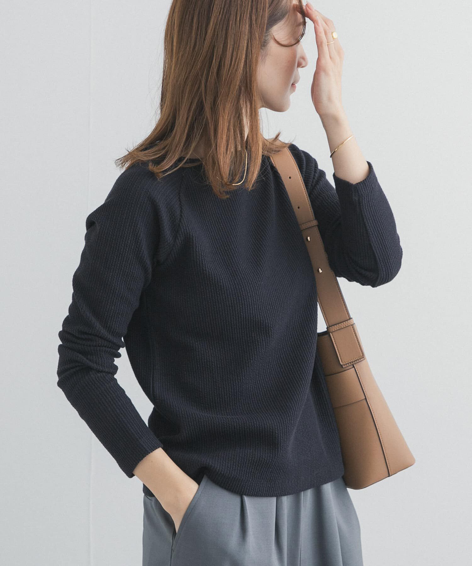 URBAN RESEARCH DOORS「スクエアネックプルオーバー」|Tシャツ・カットソー|