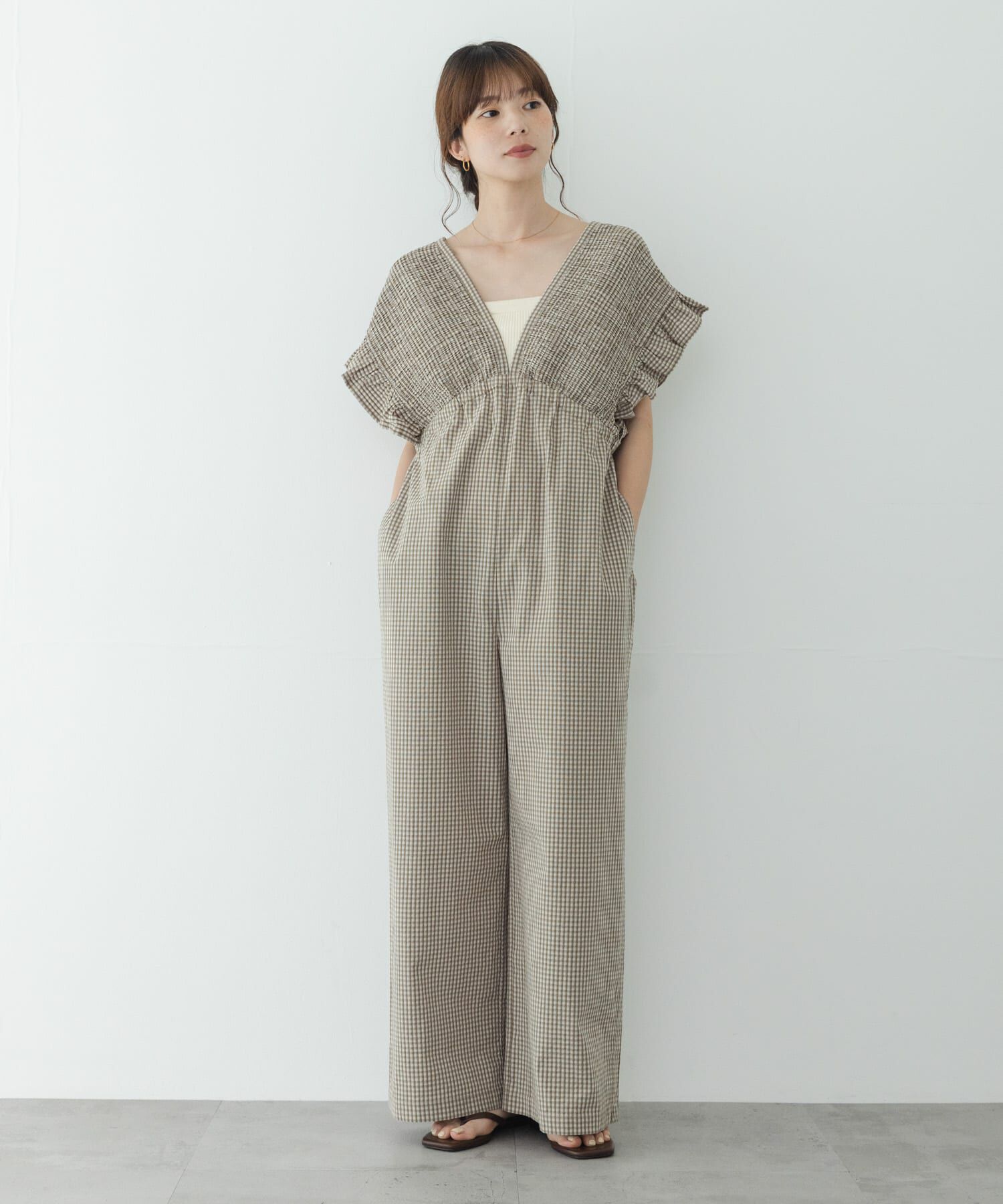 Sonny Label 「シャーリングオールインワン」|オールインワン|