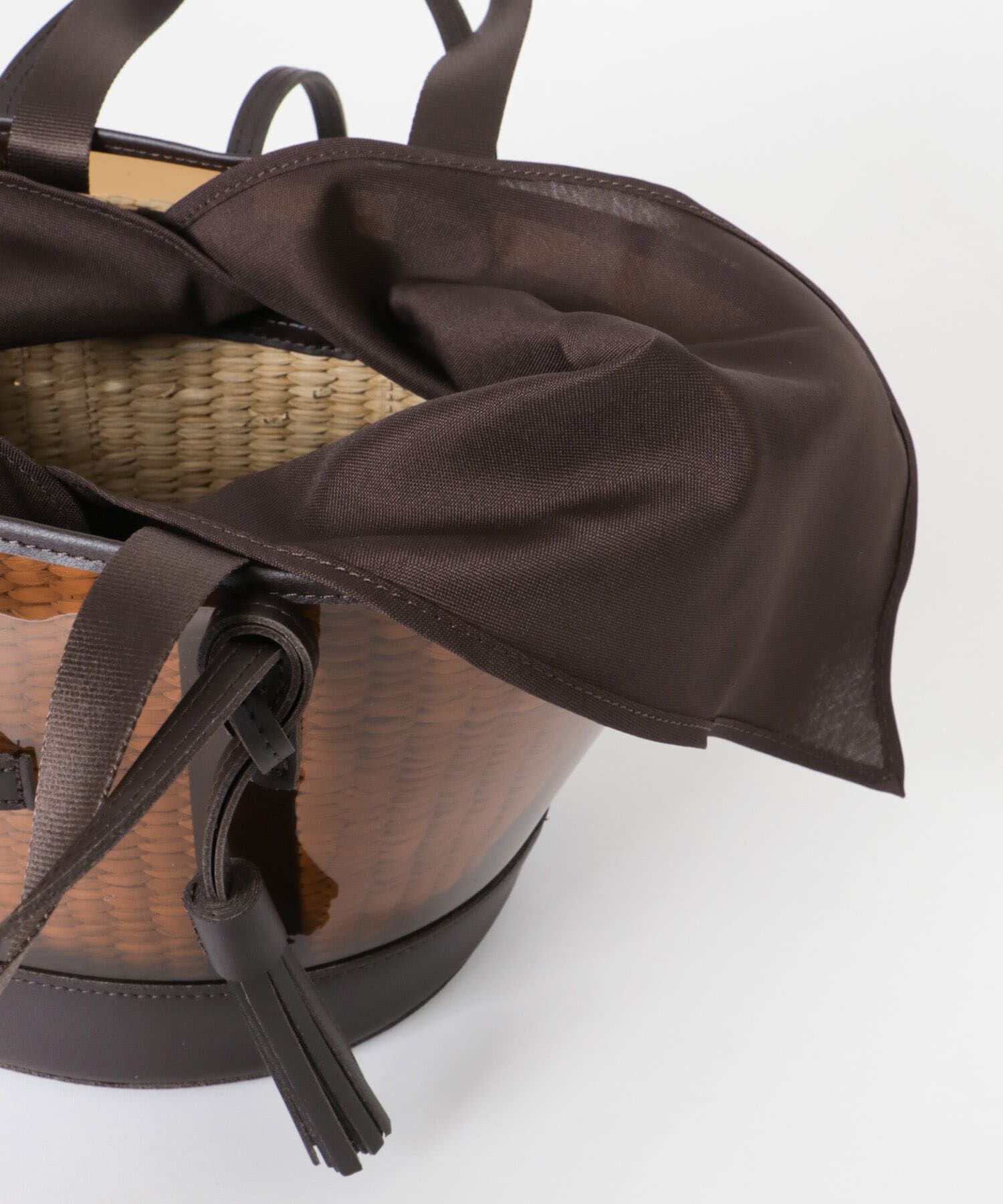 URBAN RESEARCH「マルチウェイクリアトートバッグ」|かごバッグ|