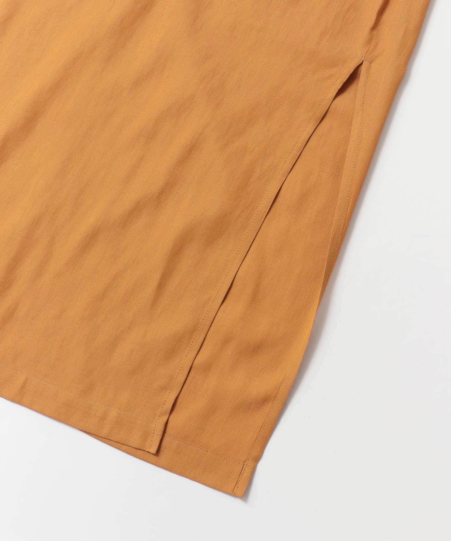  「カラーパイピングガウン&there4;」|ノーカラーコート|