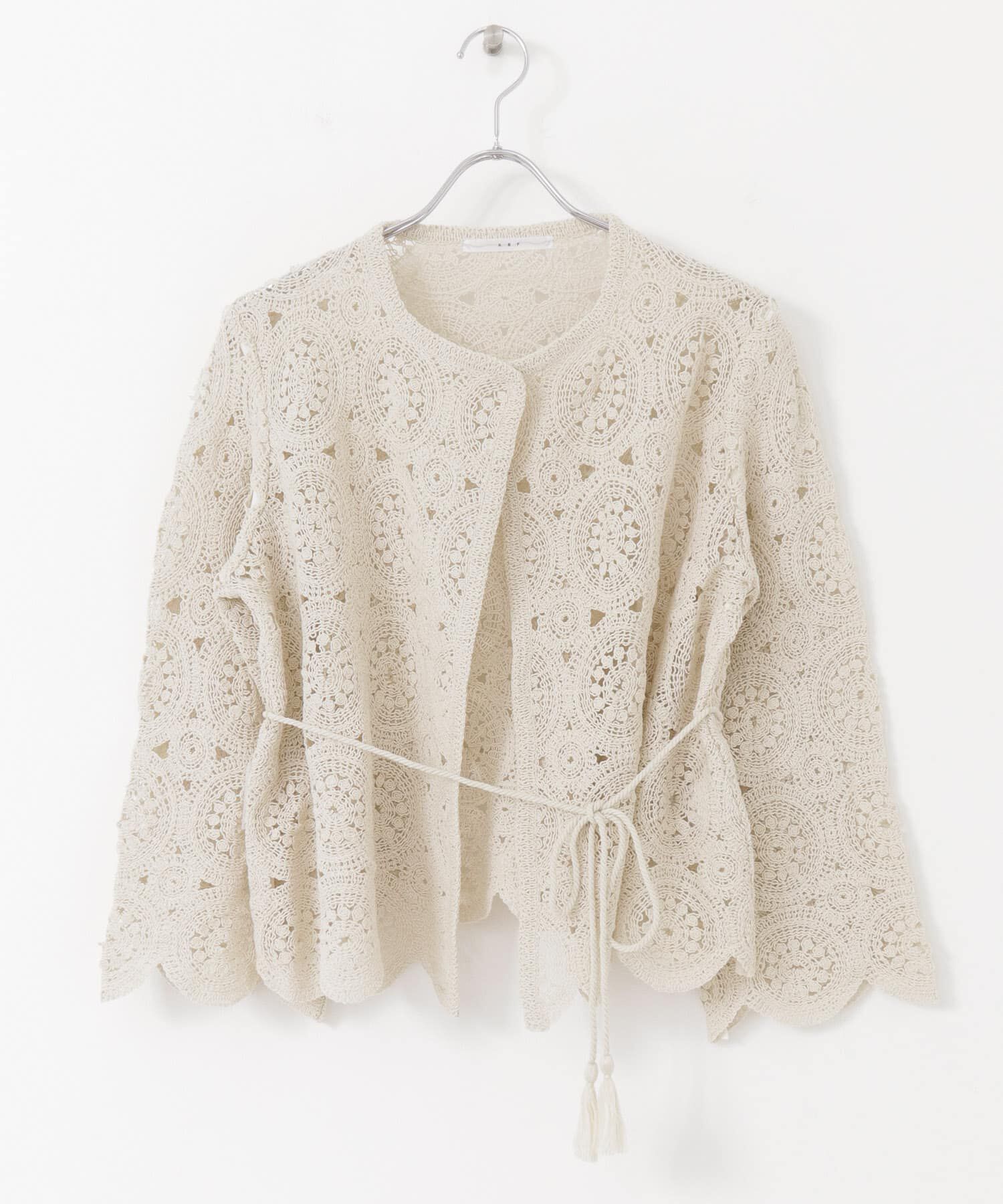  「アイレットサークルレースカーディガン」|カーディガン|