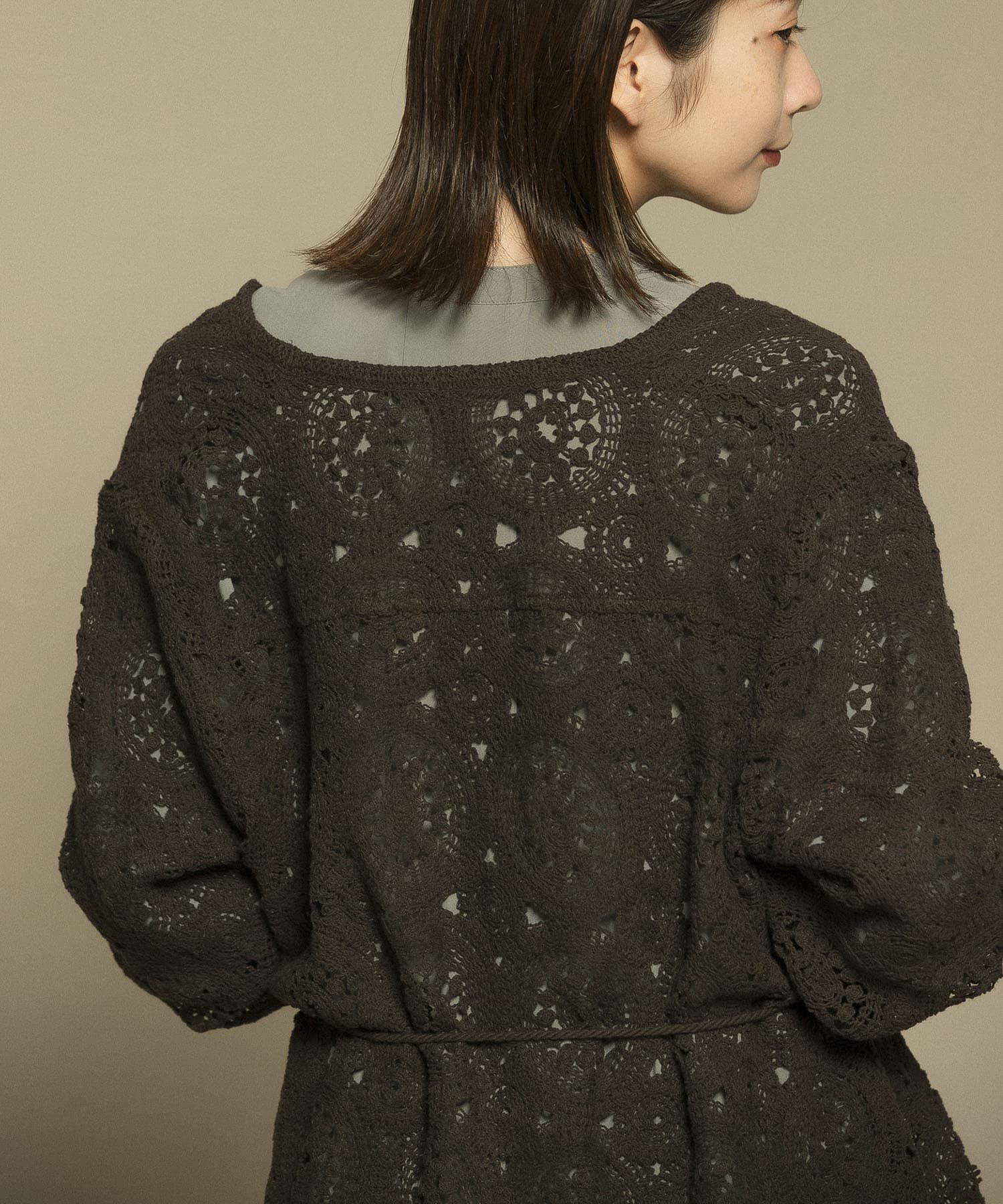  「アイレットサークルレースカーディガン」|カーディガン|