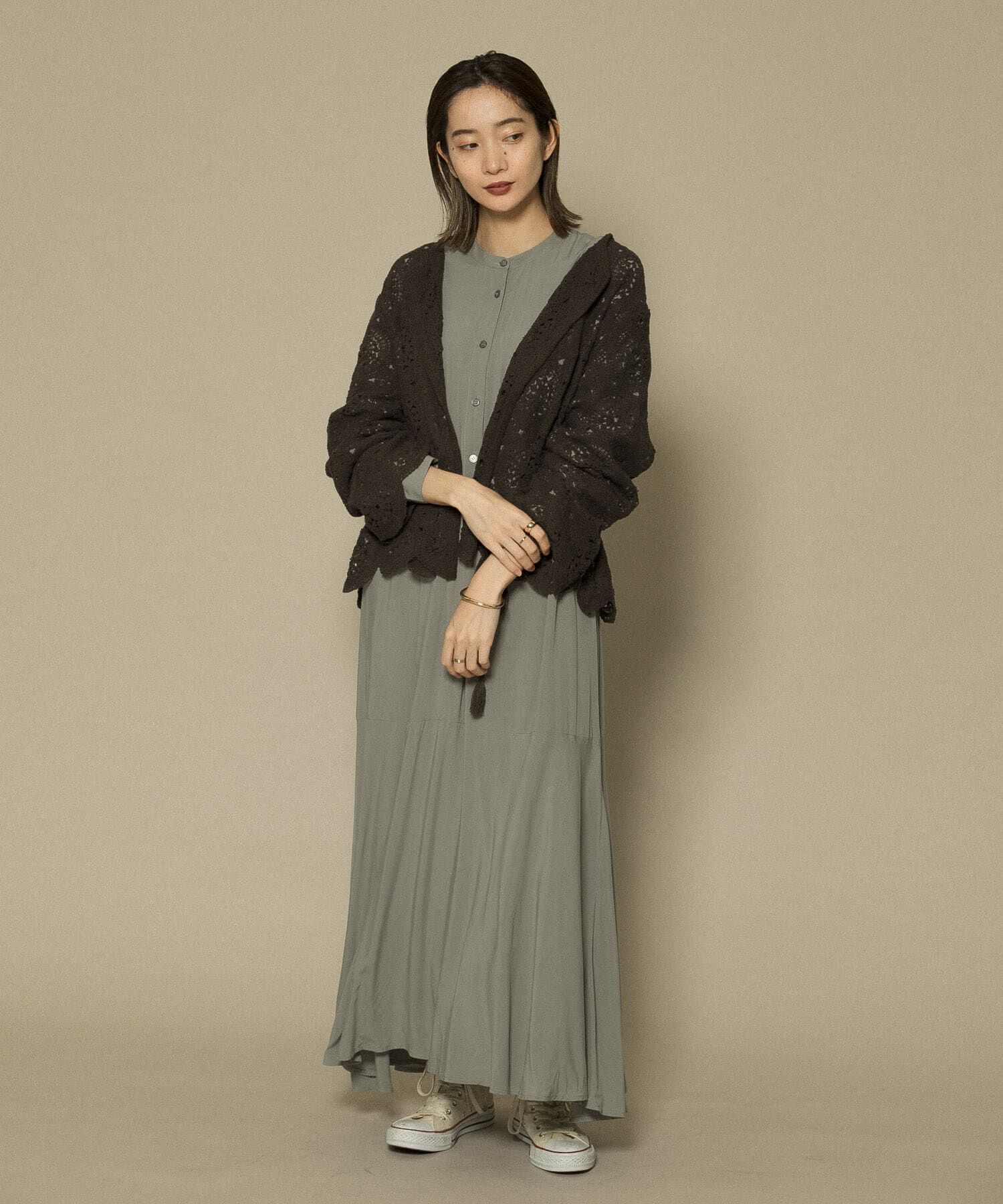  「アイレットサークルレースカーディガン」|カーディガン|