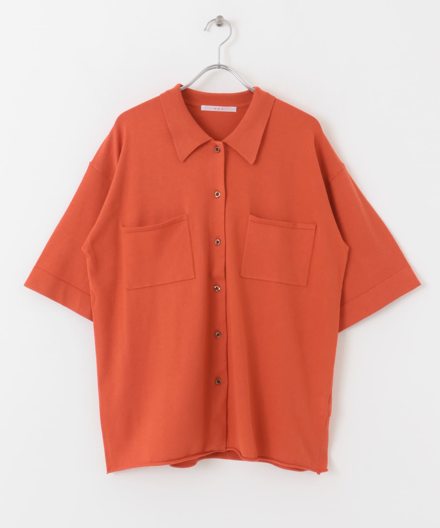  「ルーズシルエットニットシャツ」|ニット・セーター|