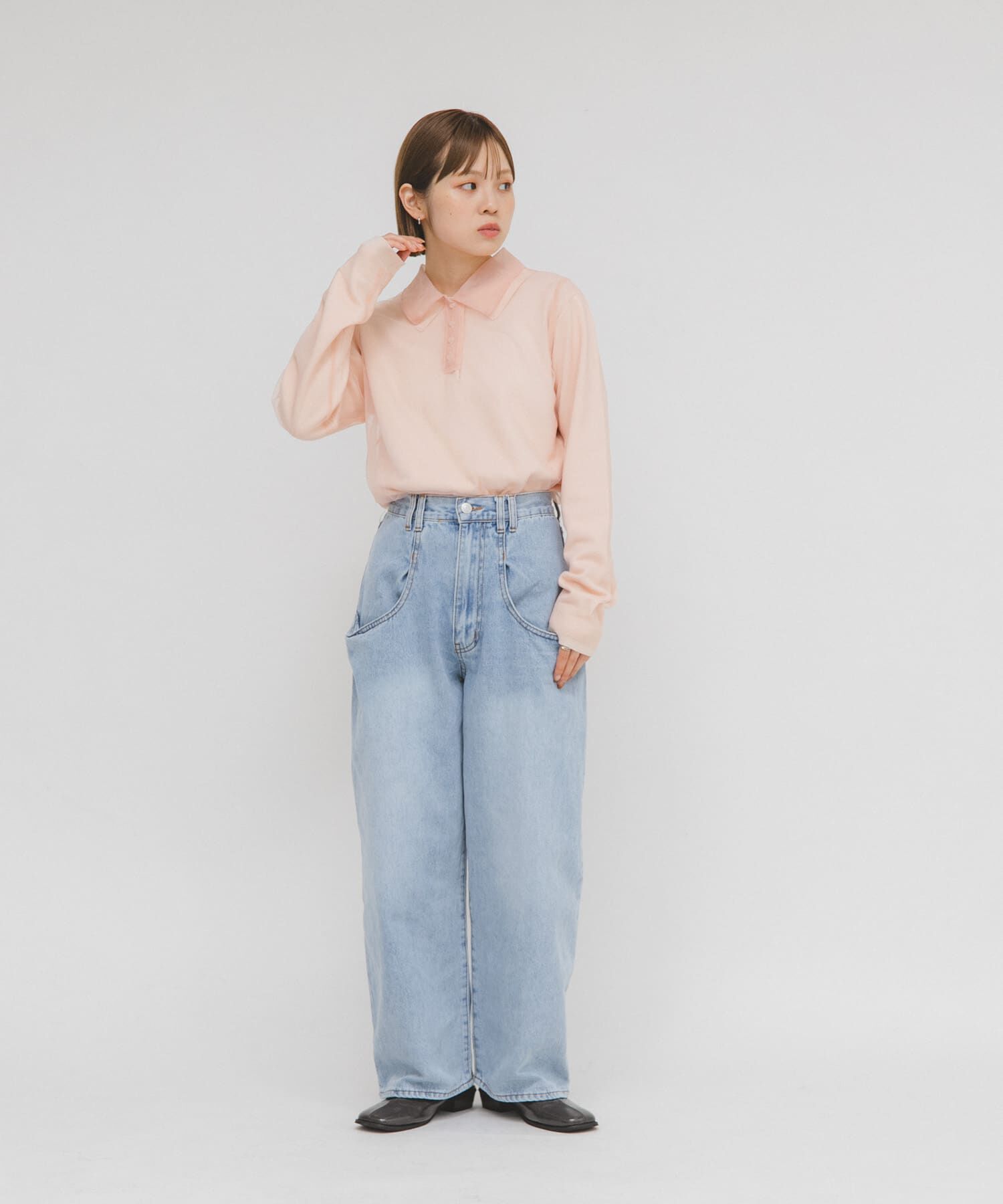  「『3サイズ展開』BIGポケットデザインデニム」|デニム|