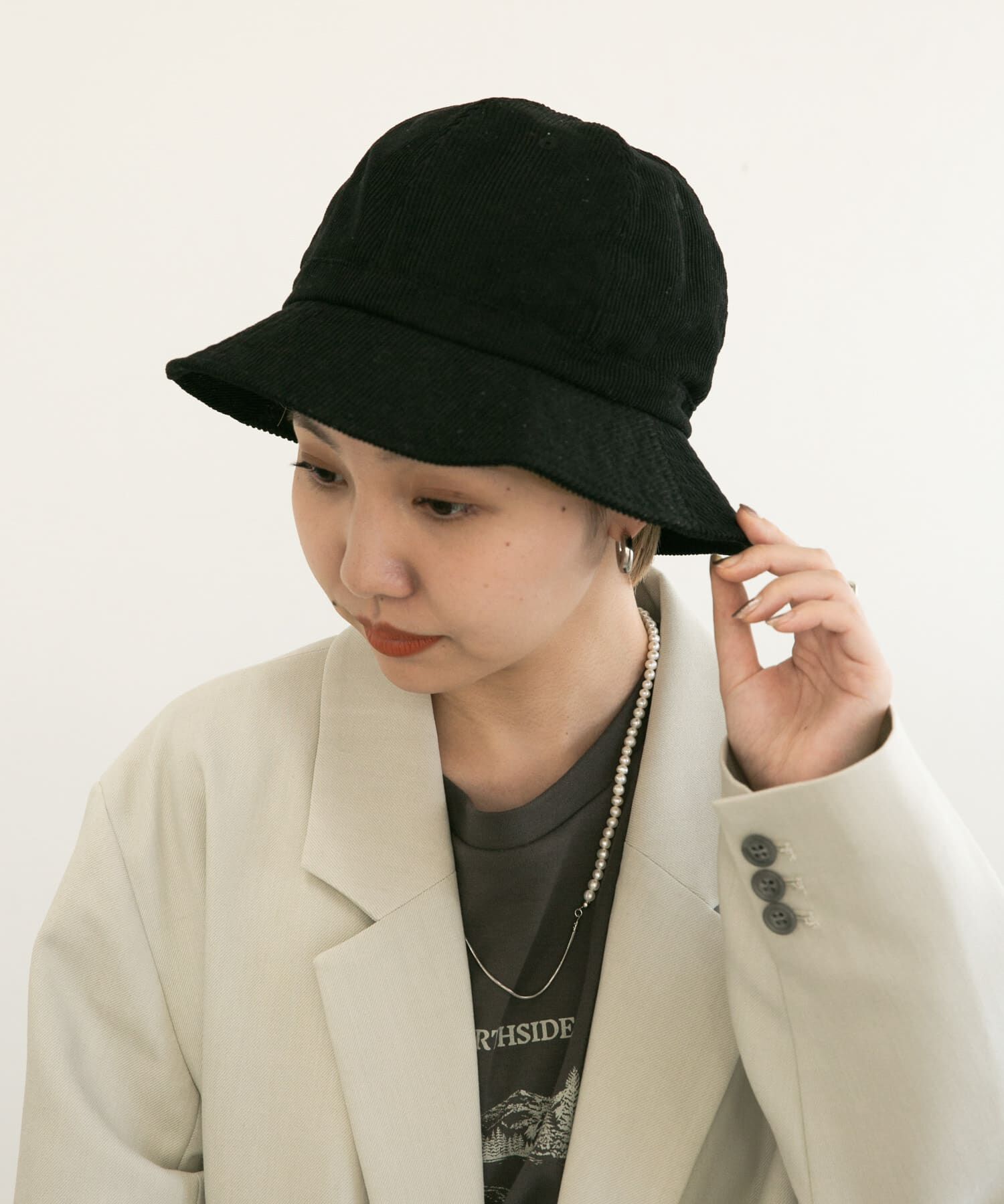  「コーデュロイバケットHAT」|ハット|