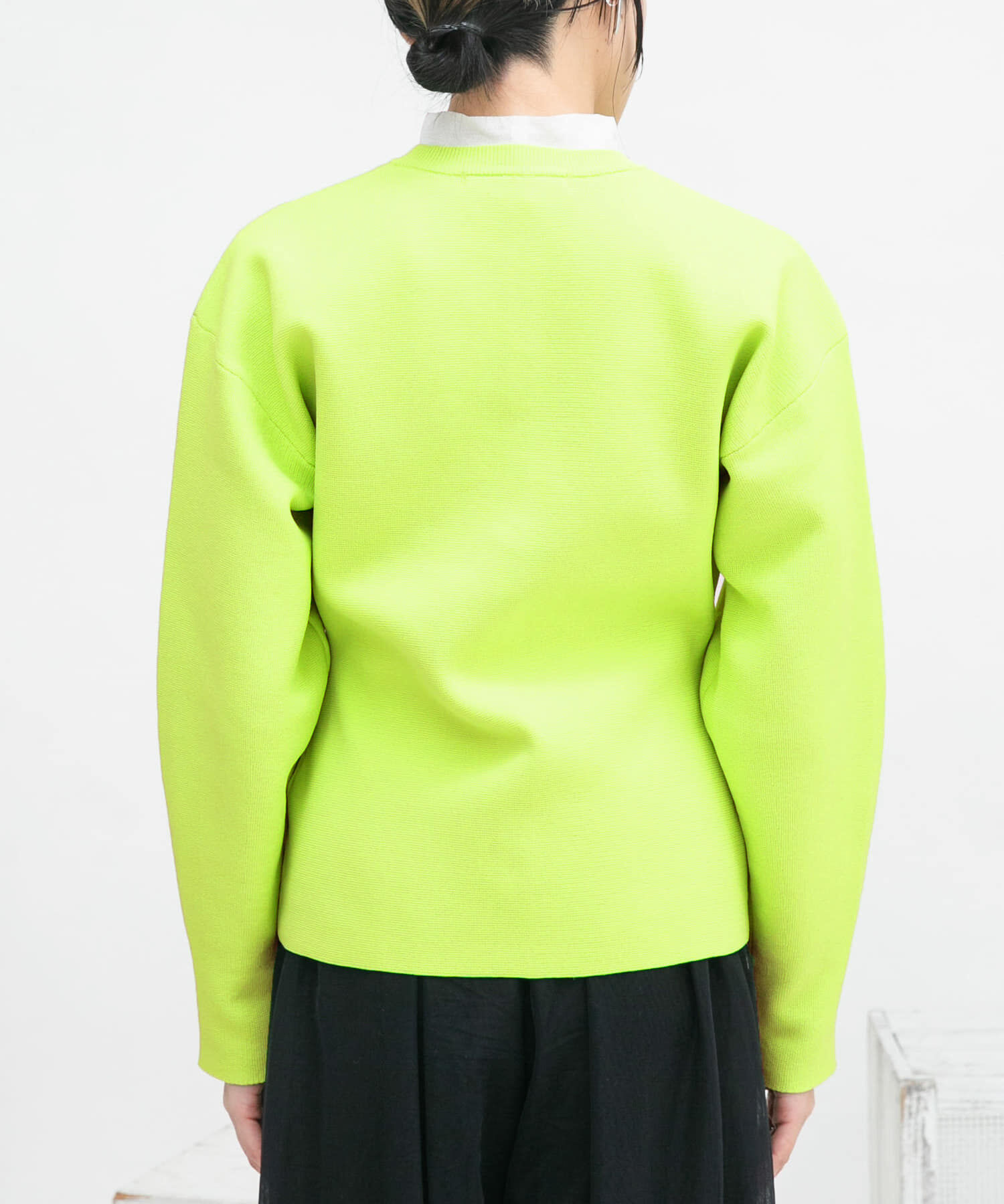  「リングドットボタンニットカーディガン」|カーディガン|