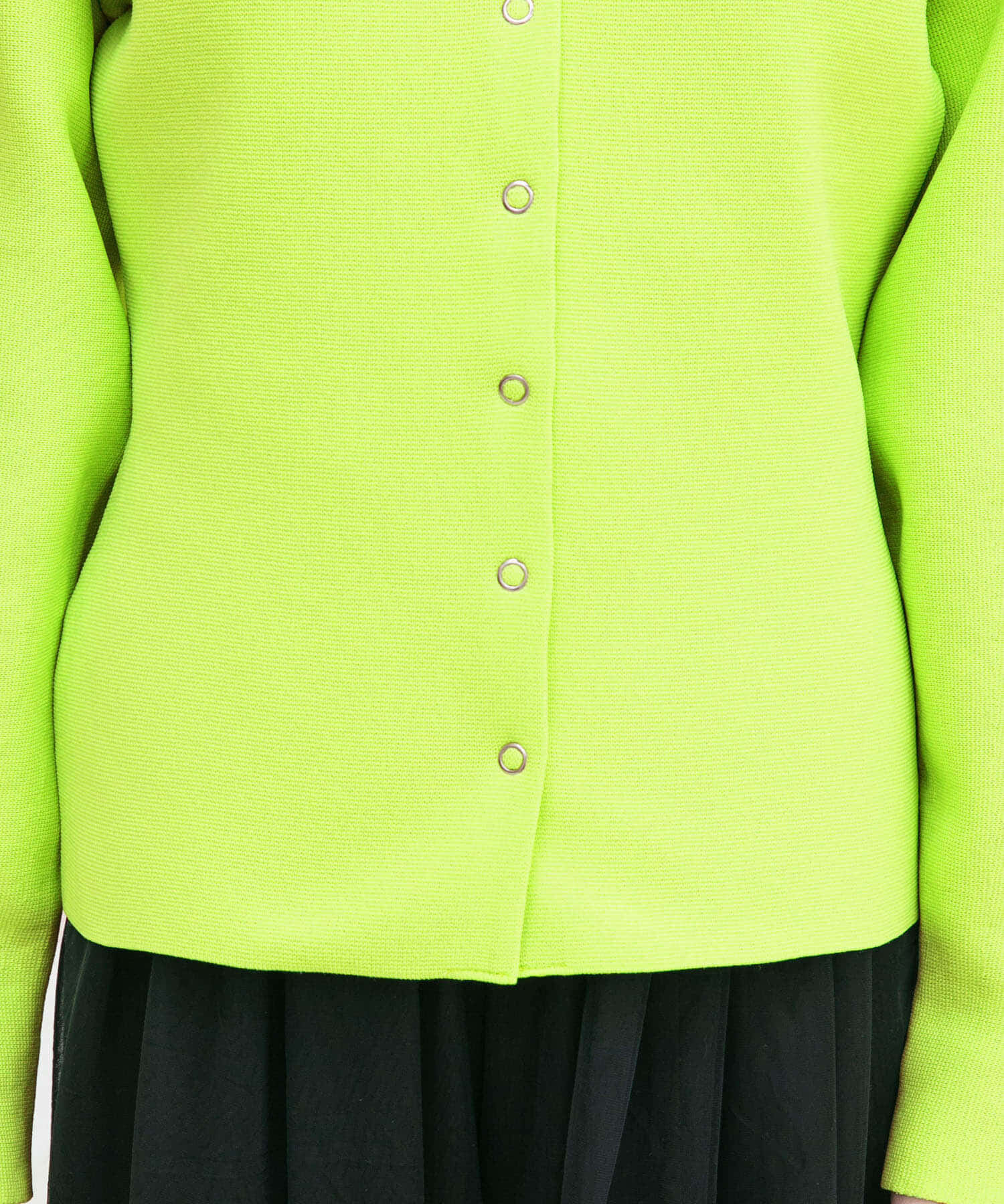  「リングドットボタンニットカーディガン」|カーディガン|