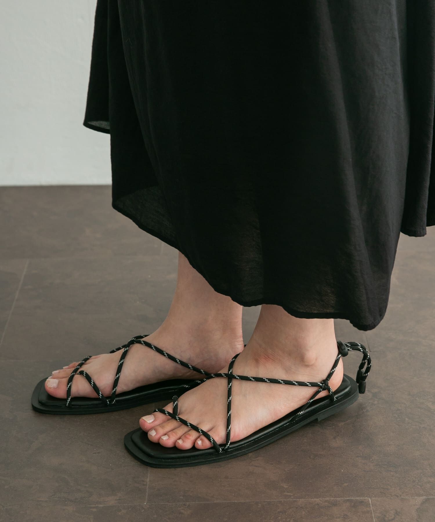  「ドローコードサンダル」|サンダル|