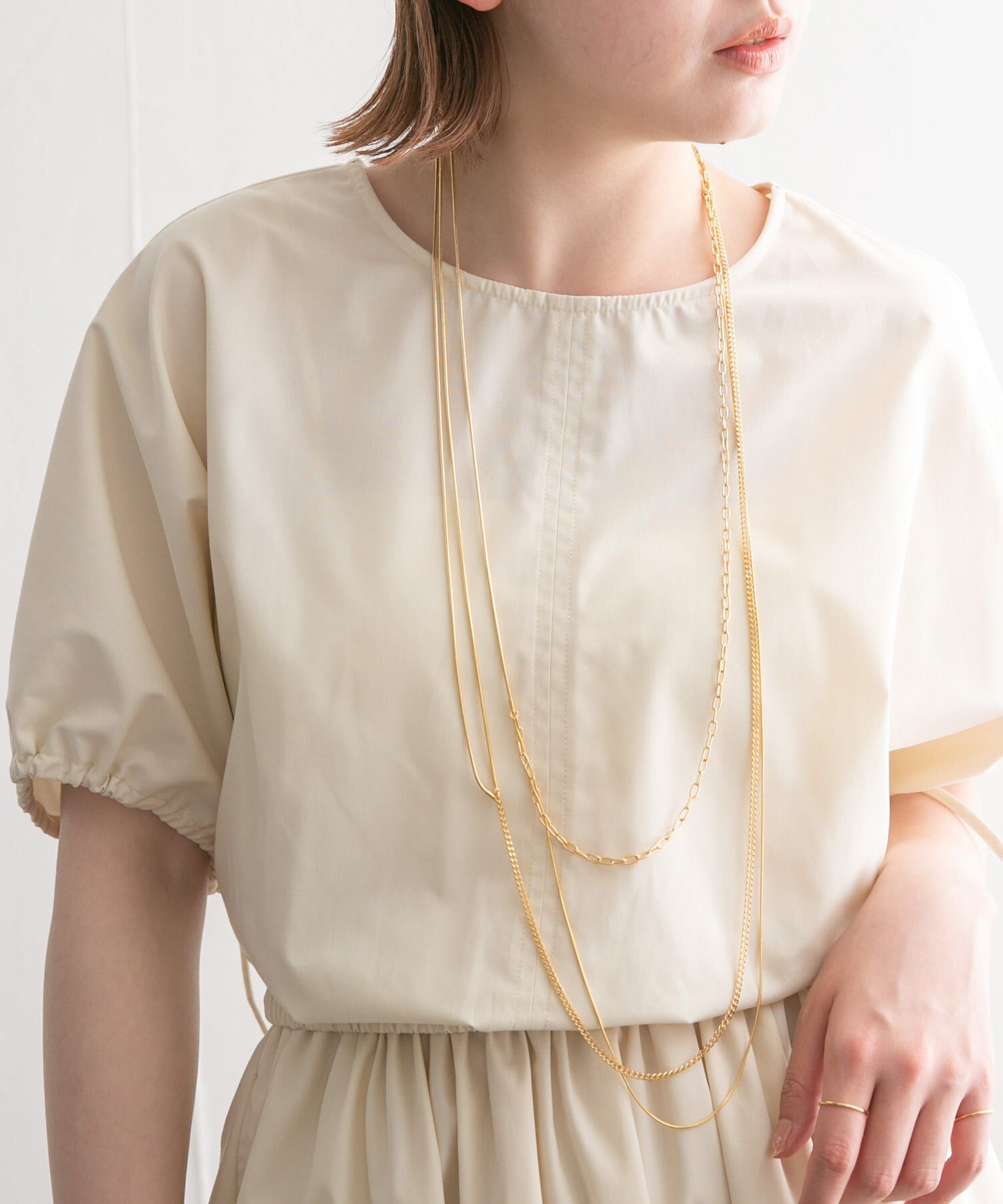  「マルチWAYチェーンビスチェ」|ネックレス|