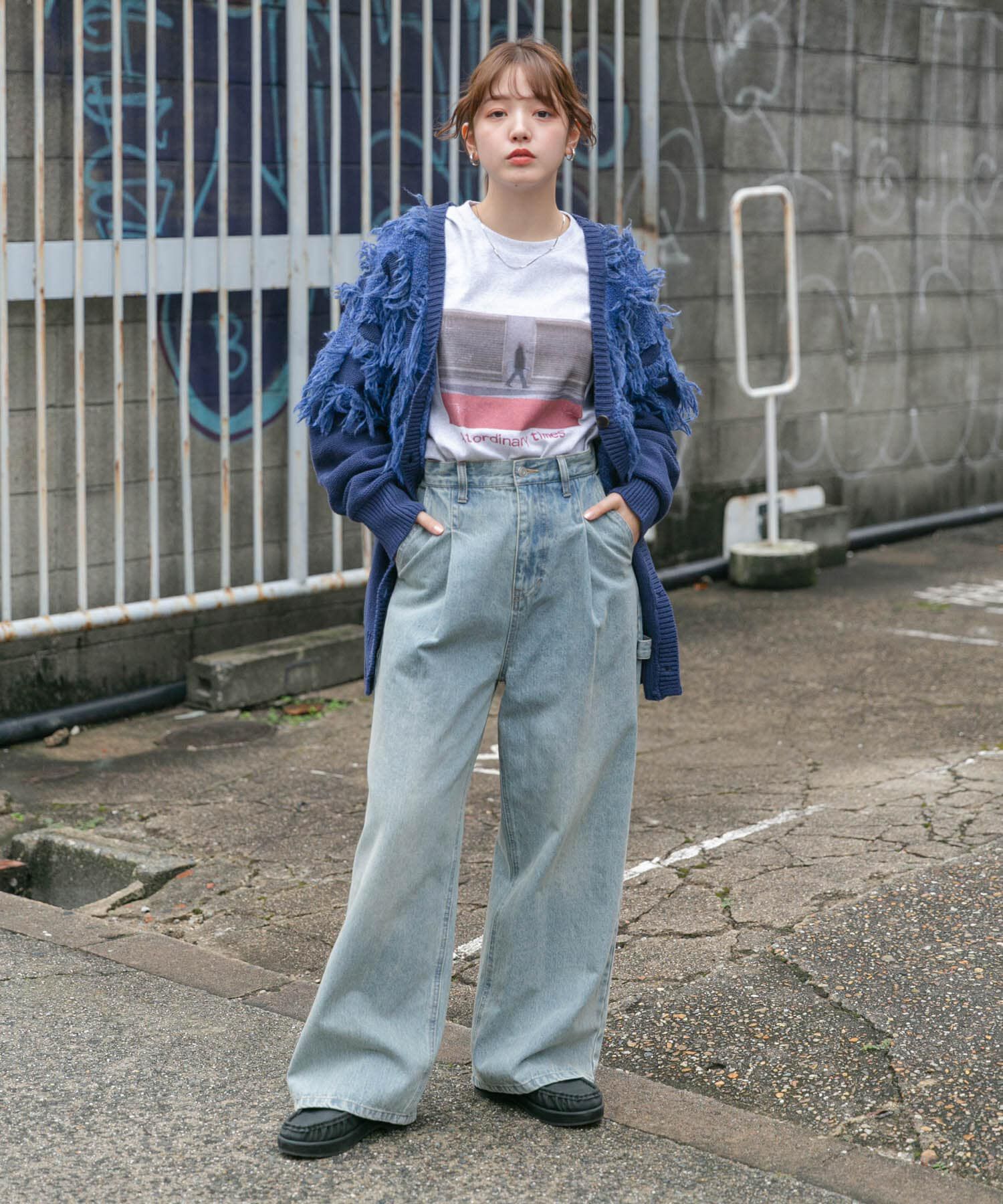  「ジャガードフリンジカーディガン」|カーディガン|