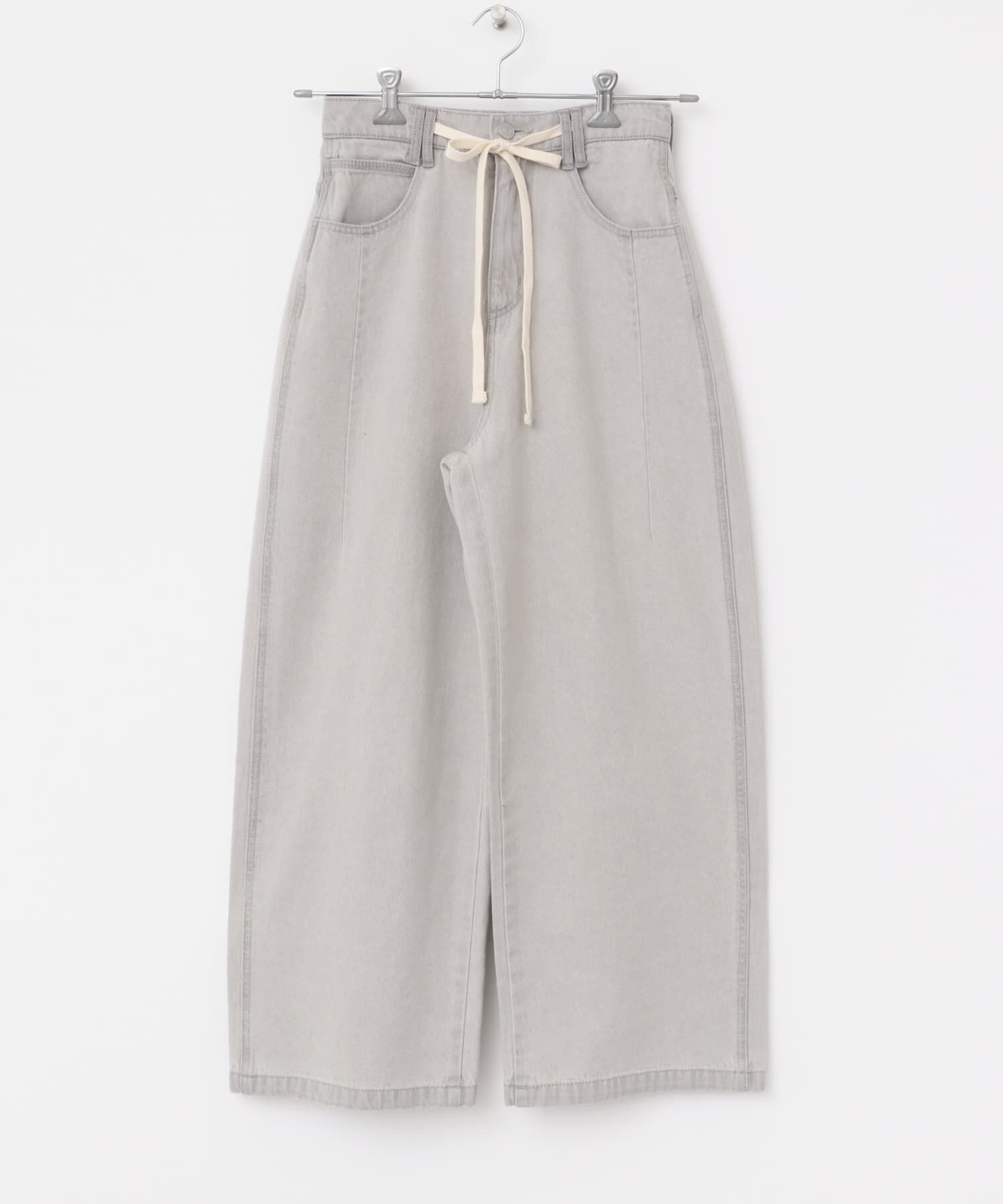  「『2サイズ展開』ドローストリングデニム」|デニム|