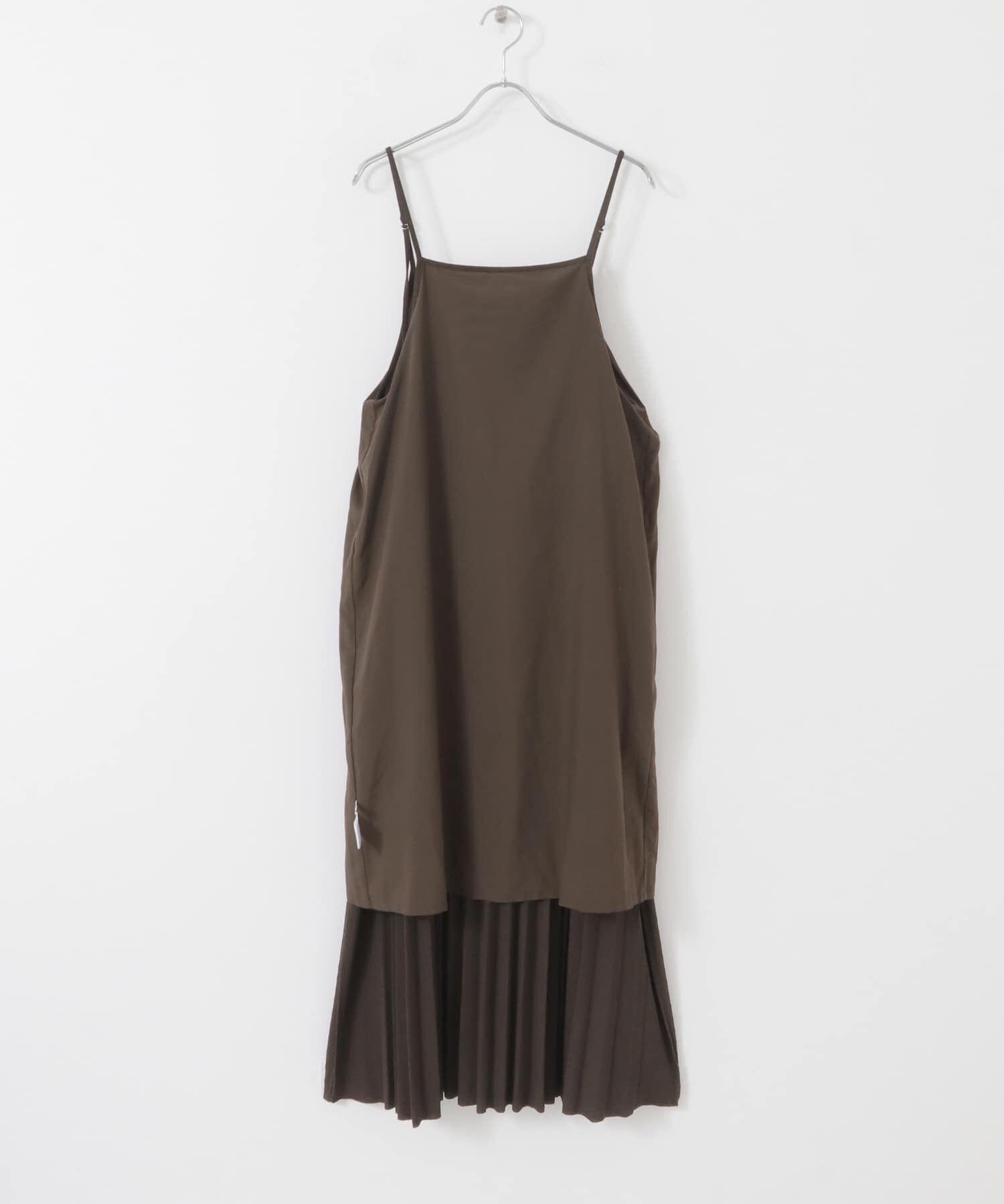  「『WEB限定』2WAYプリーツキャミワンピース」|ワンピース|