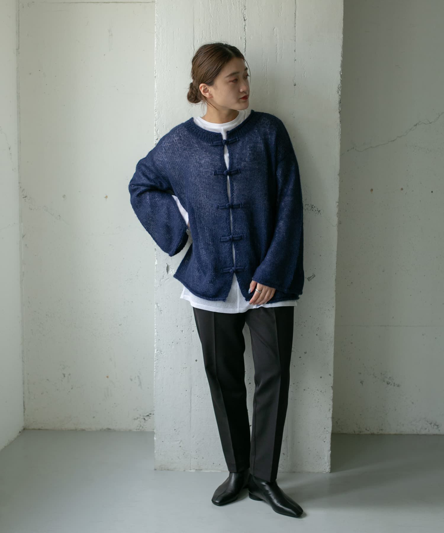  「illi　ワンタックスリムテーパードパンツ」|その他|