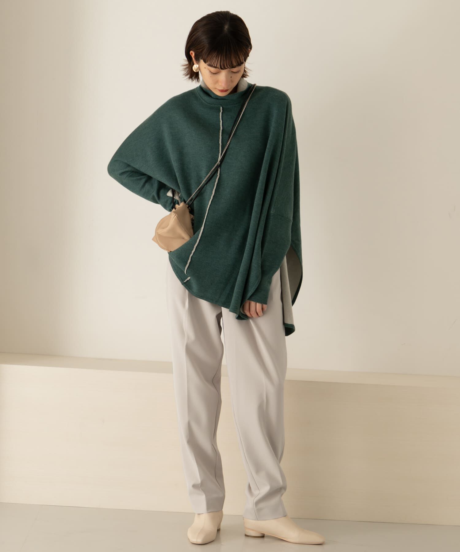  「illi　ワンタックスリムテーパードパンツ」|その他|