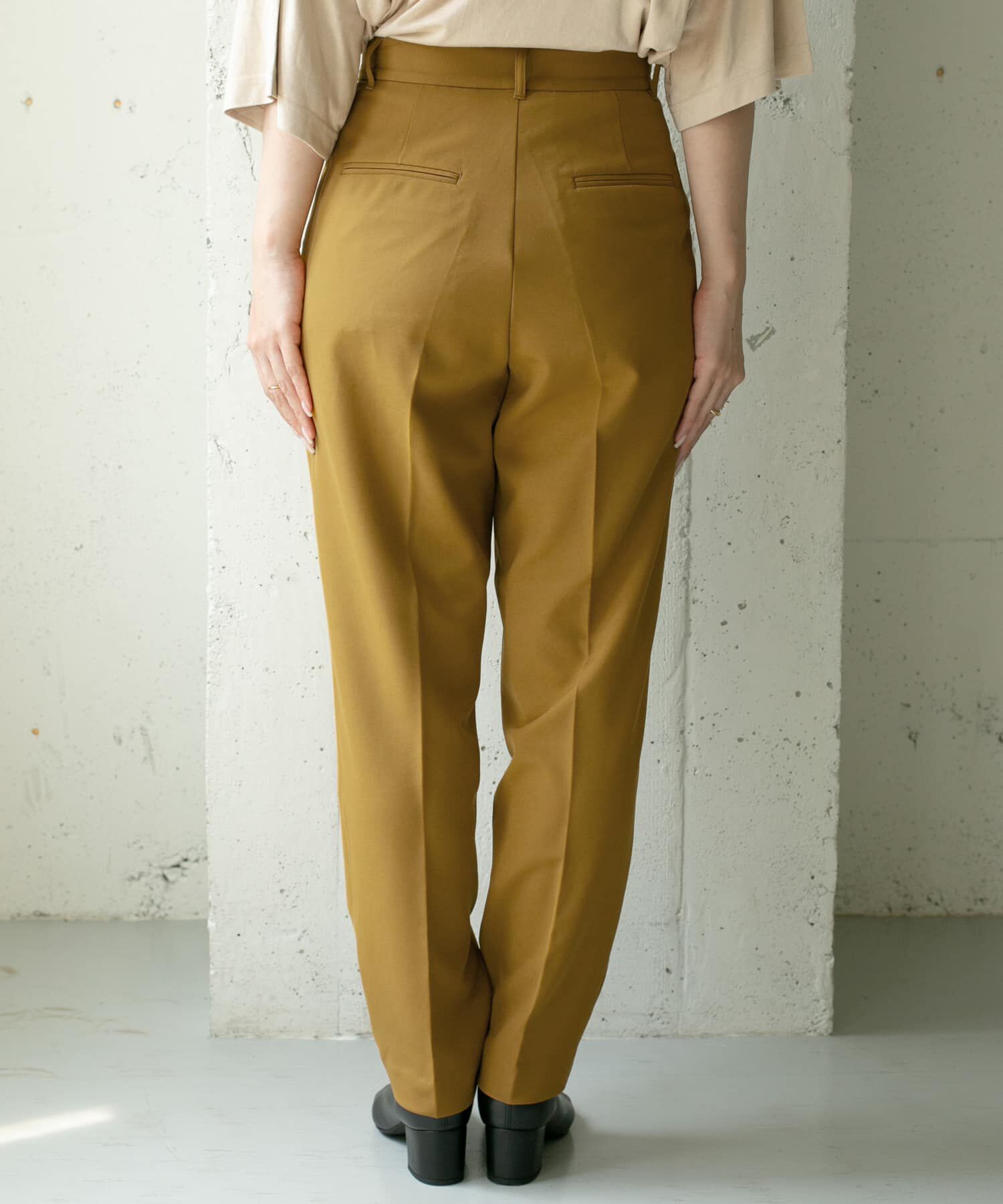  「illi　ワンタックスリムテーパードパンツ」|その他|