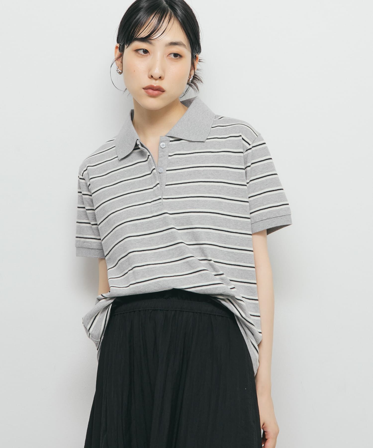  「カラーデザインカットソー」|Tシャツ・カットソー|