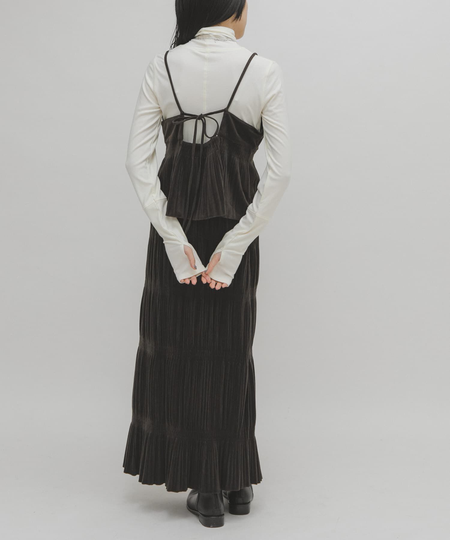  「マジョリカプリーツセパレートワンピース」|ワンピース|