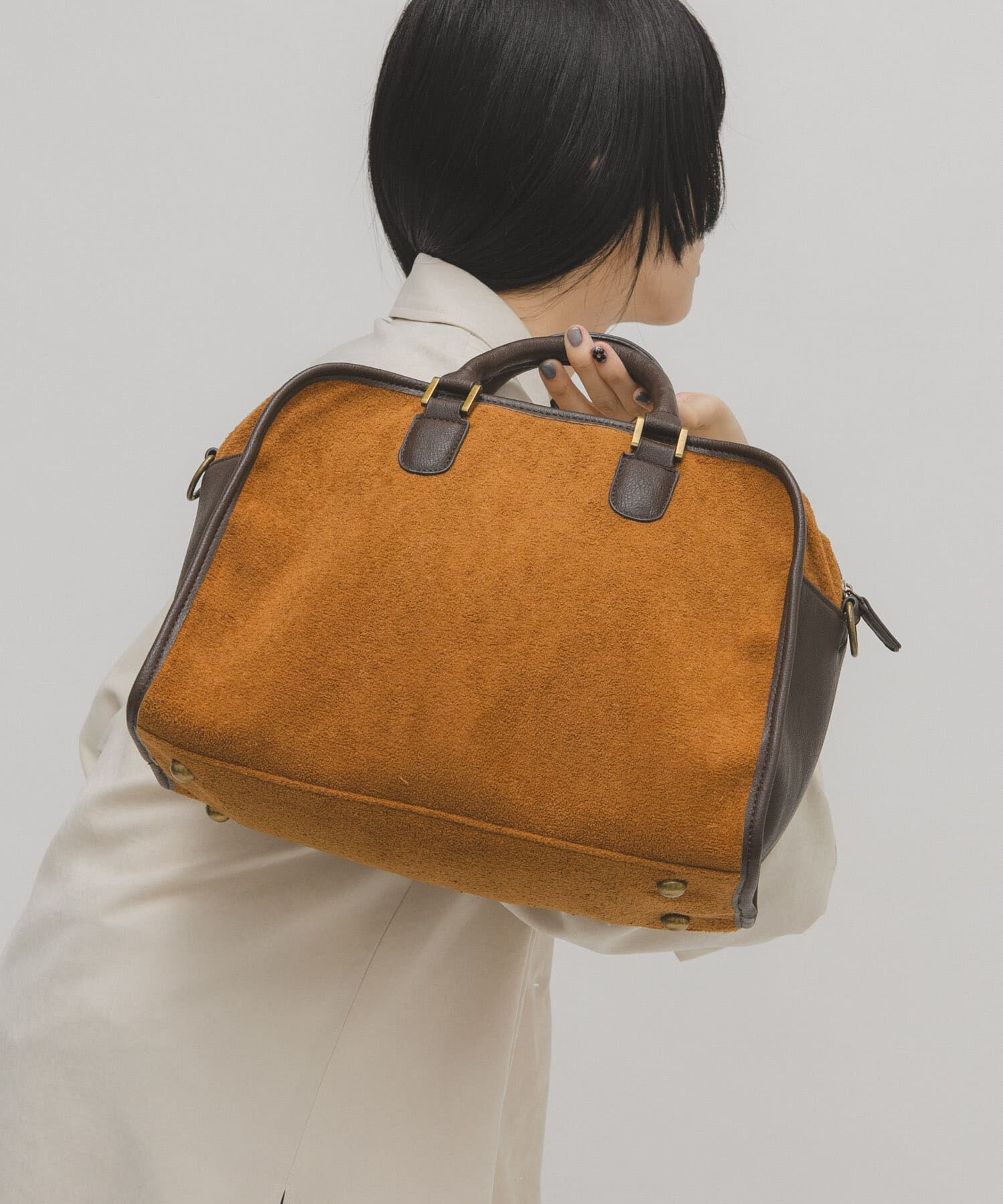  「パイルボストンBAG」|ボストンバッグ|