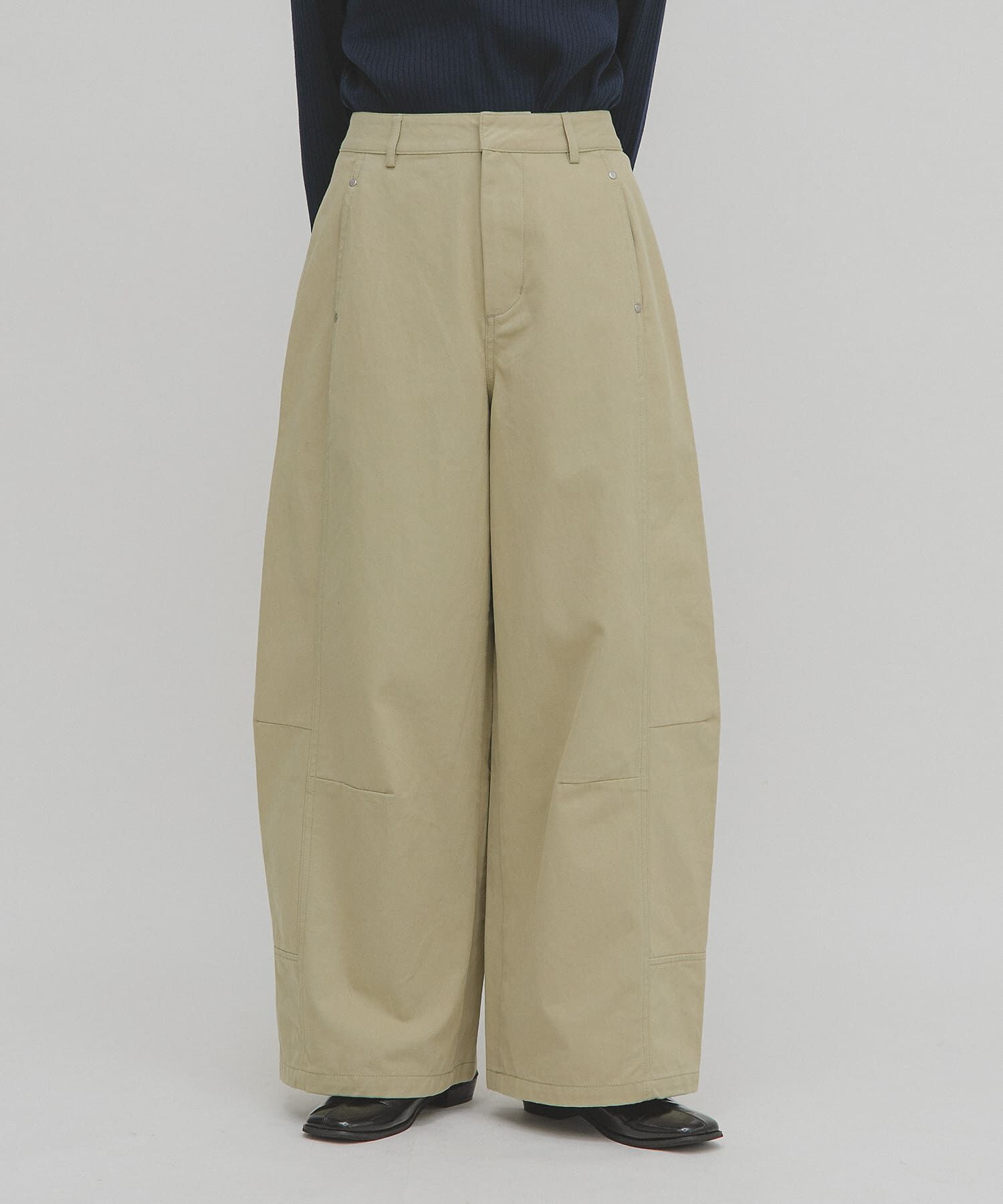  「WIDEコクーンパンツ」|その他|ベージュ系その他