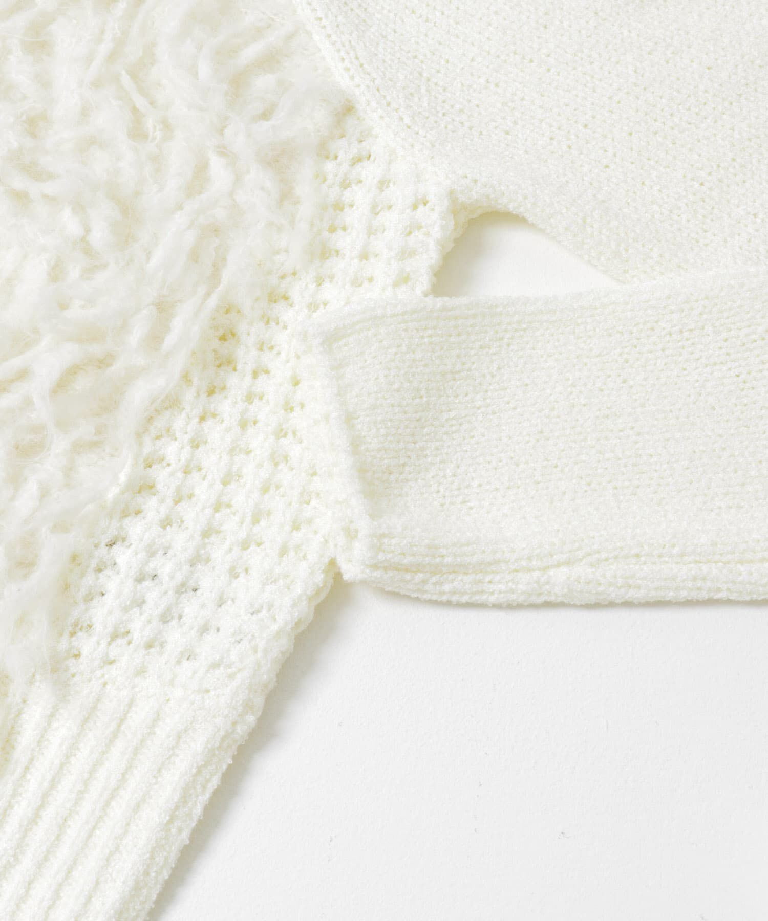  「コンパクトフリンジニット」|ニット・セーター|